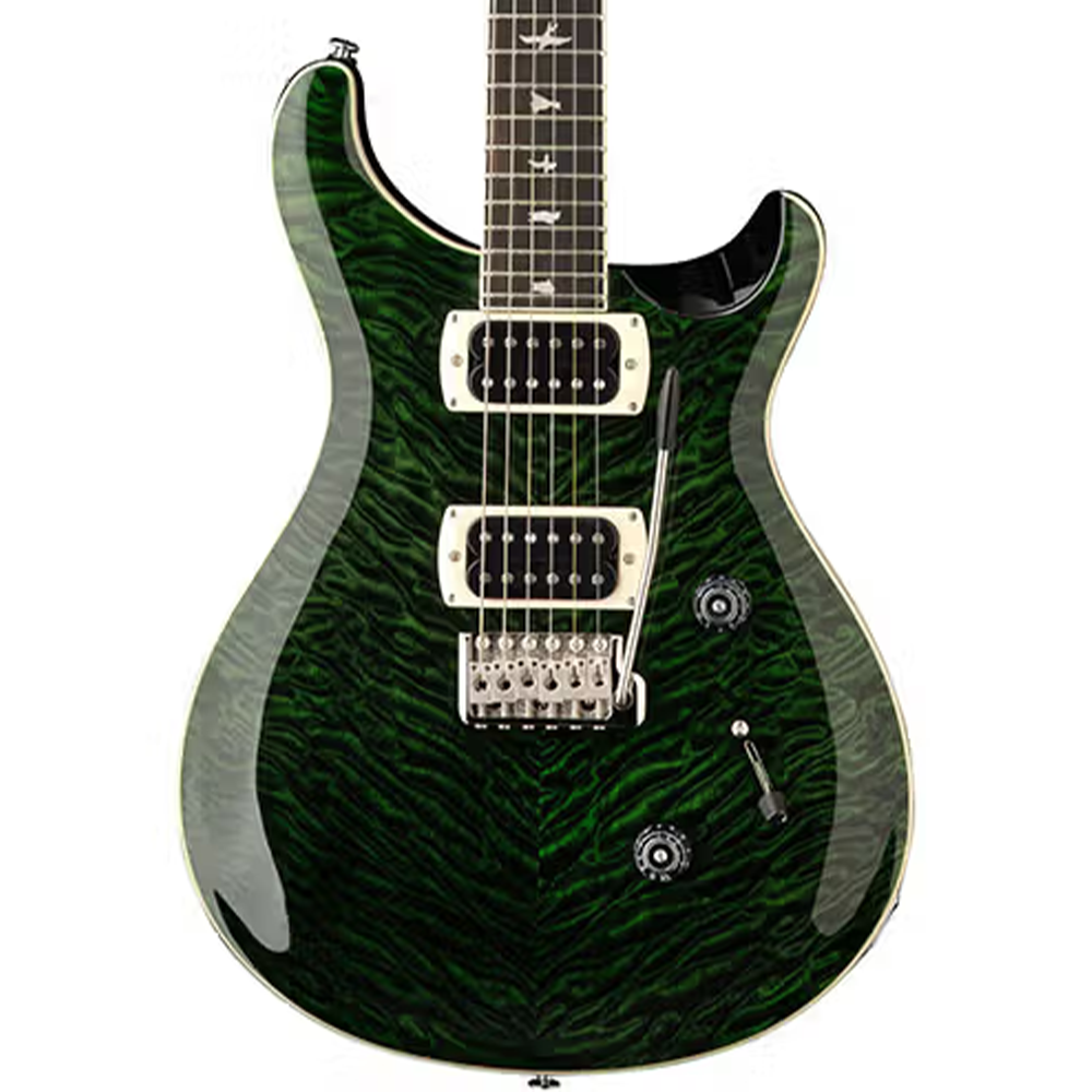 PRS SE Custom 24 Quilt Electric Guitar with Gig Bag (Teal Black)