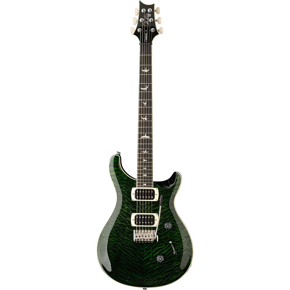 PRS SE Custom 24 Quilt Electric Guitar with Gig Bag (Teal Black)