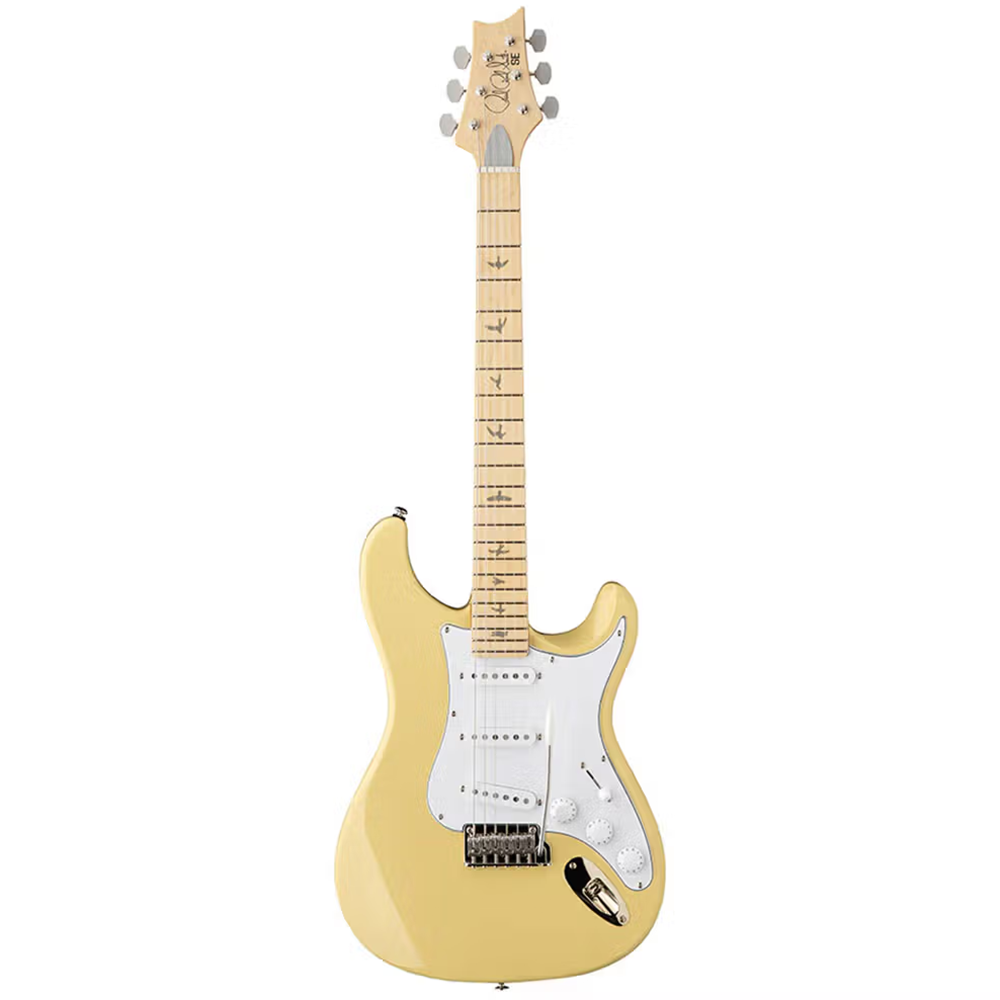 PRS SE Silver Sky Maple Electric Guitar with Gig Bag (Moon White)