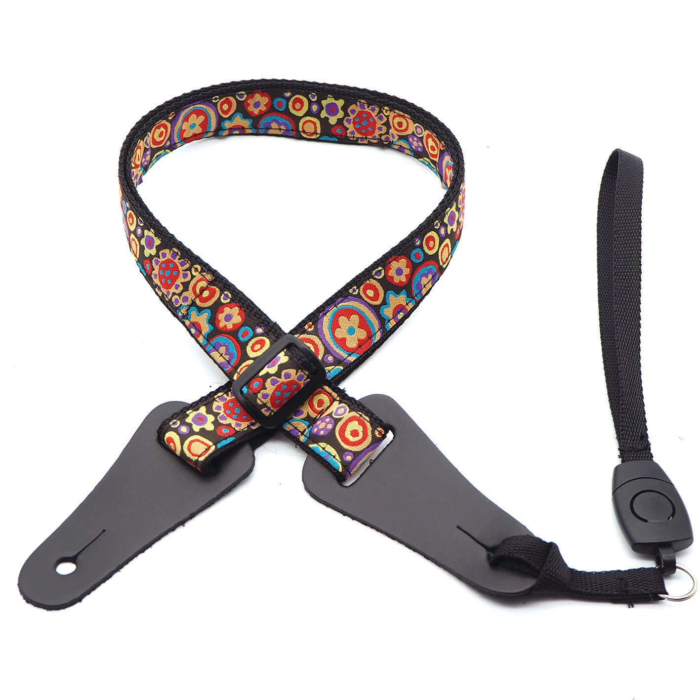 DSL Poly Series Ukulele Strap (Geo Red)
