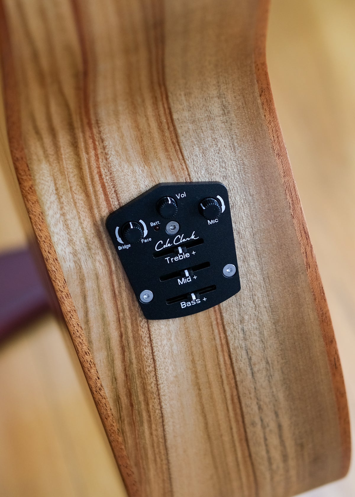 Cole Clark Studio Grand Auditorium Acoustic Electric Guitar with Deluxe Gig Bag (All Solid Camphor Laurel)