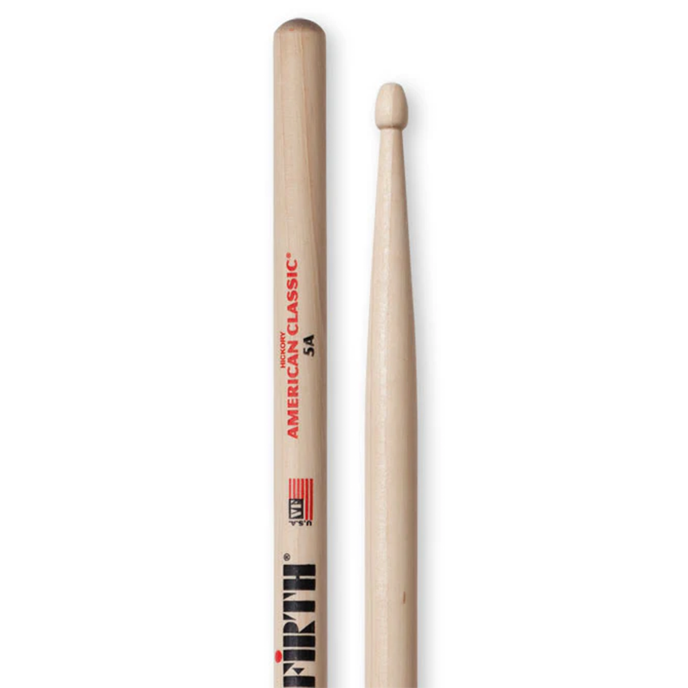 Vic Firth American Classic 5A Drum Sticks (Wood Tip)