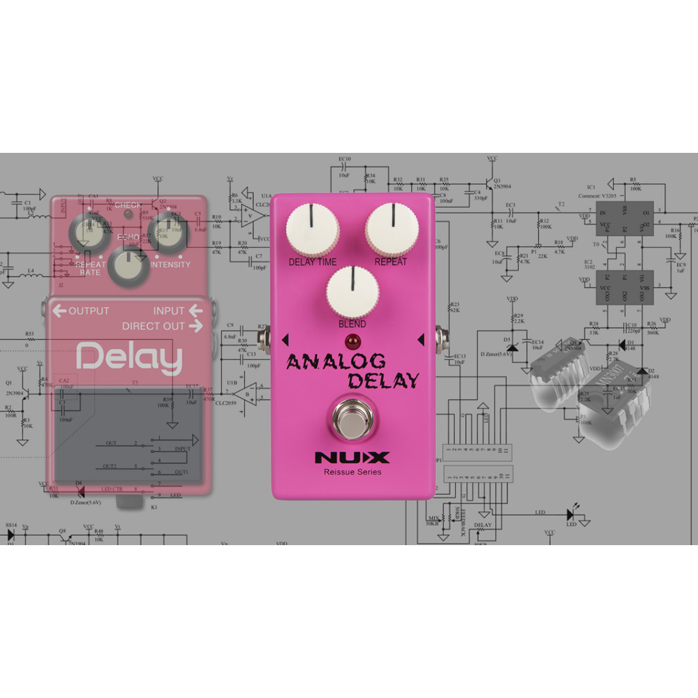 NUX Reissue Series Analog Delay Pedal