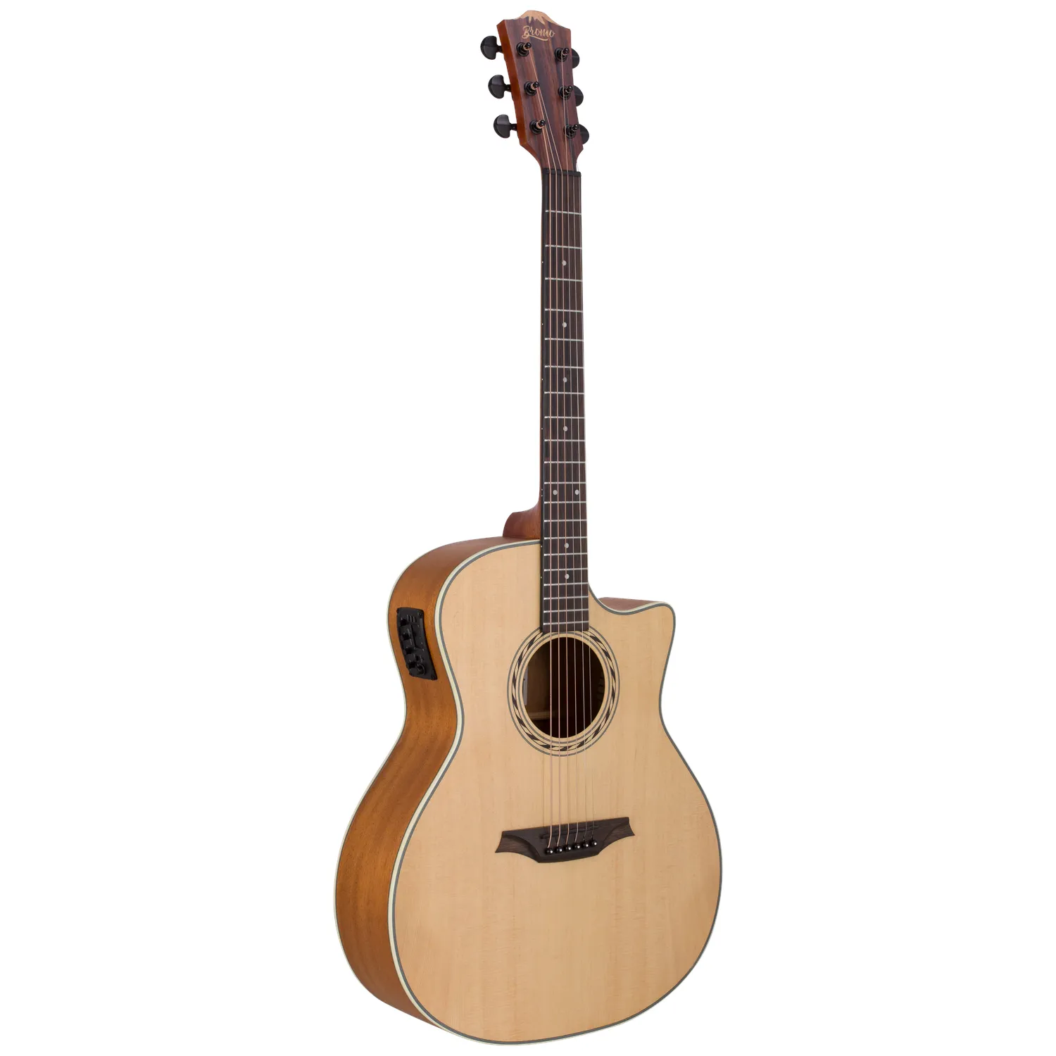 Bromo Appalachia Grand Auditorium Acoustic Electric Guitar (Spruce/Mahogany)