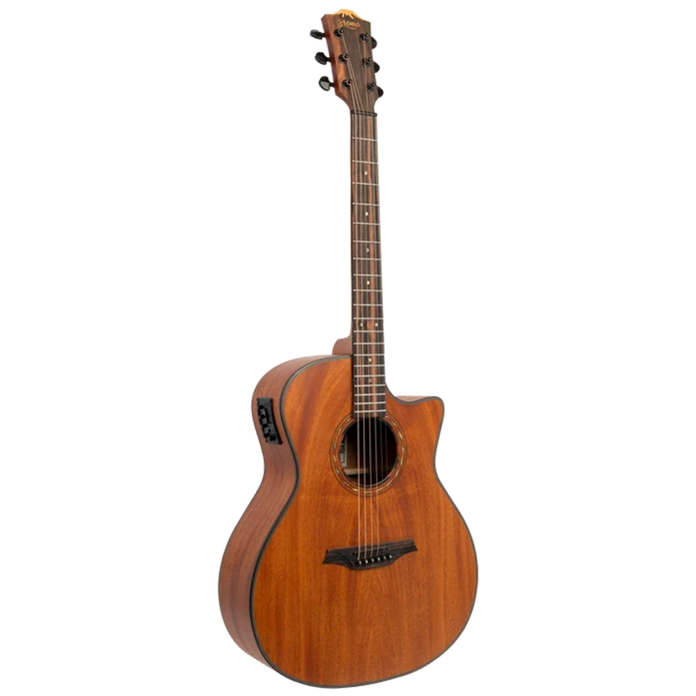 Bromo Tahoma Grand Auditorium Acoustic Electric Guitar (Solid Mahogany Top)