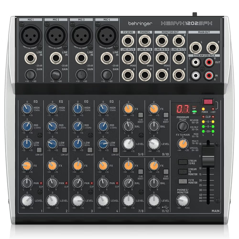 Behringer Xenyx 1202SFX 12-Channel Mixer