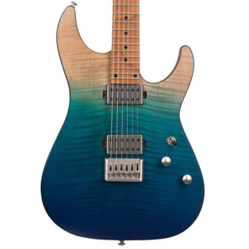 Schecter C-1 Standard Plus Electric Guitar (Blue Fade)