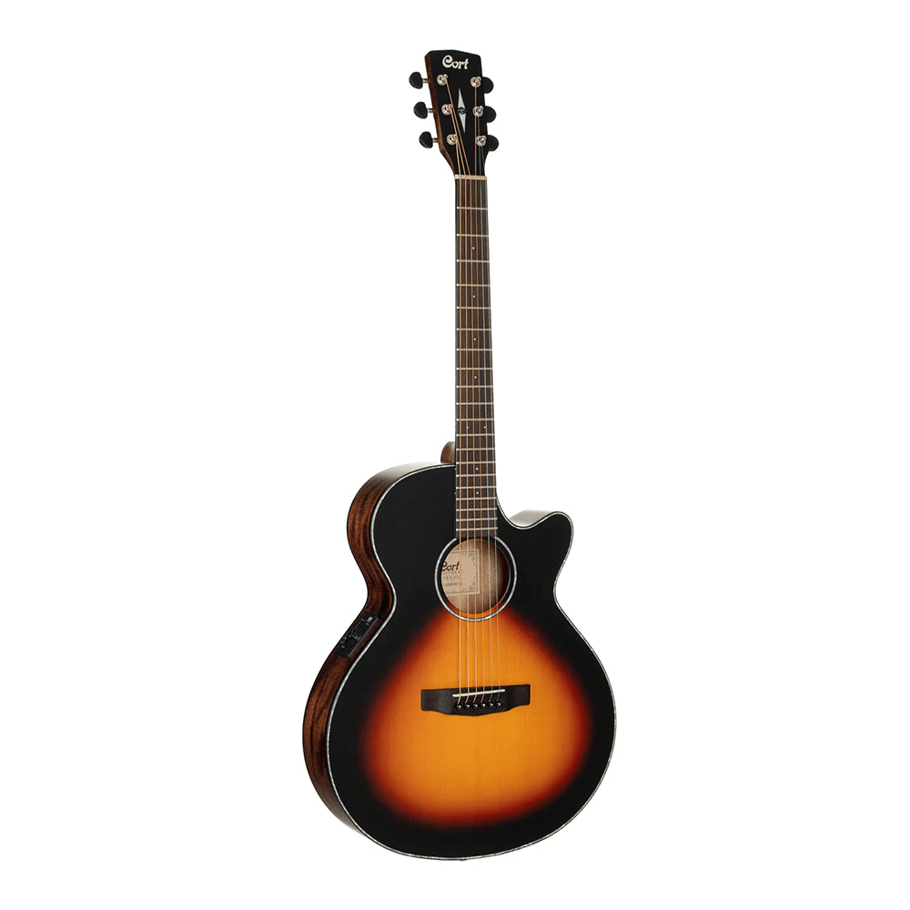 Cort SFX Series Slim Body Acoustic Electric Guitar (3-Tone Satin Suburst)
