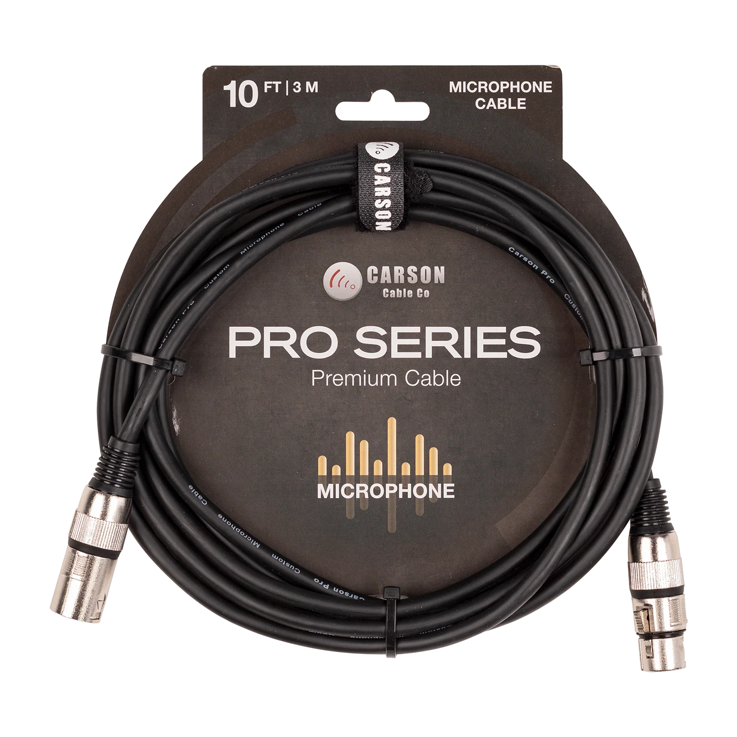 Carson 10ft XLR to XLR Microphone Cable