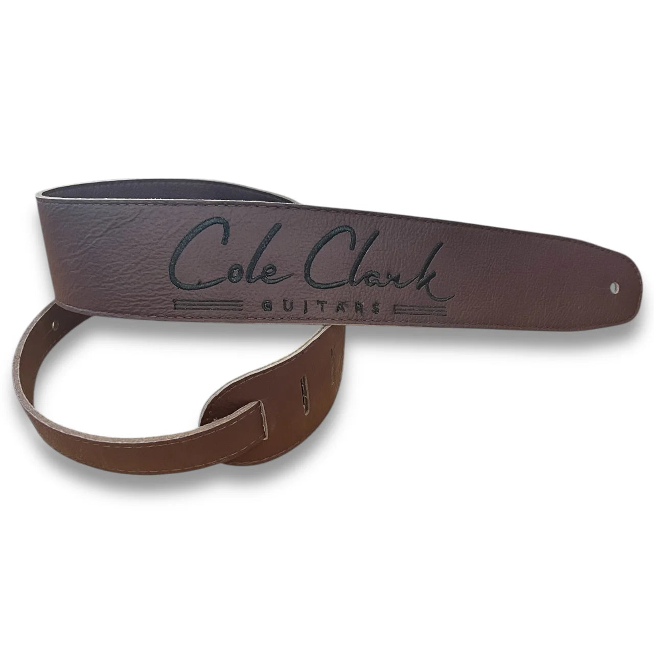 Cole Clark Deluxe Leather Guitar Strap (Chocolate)