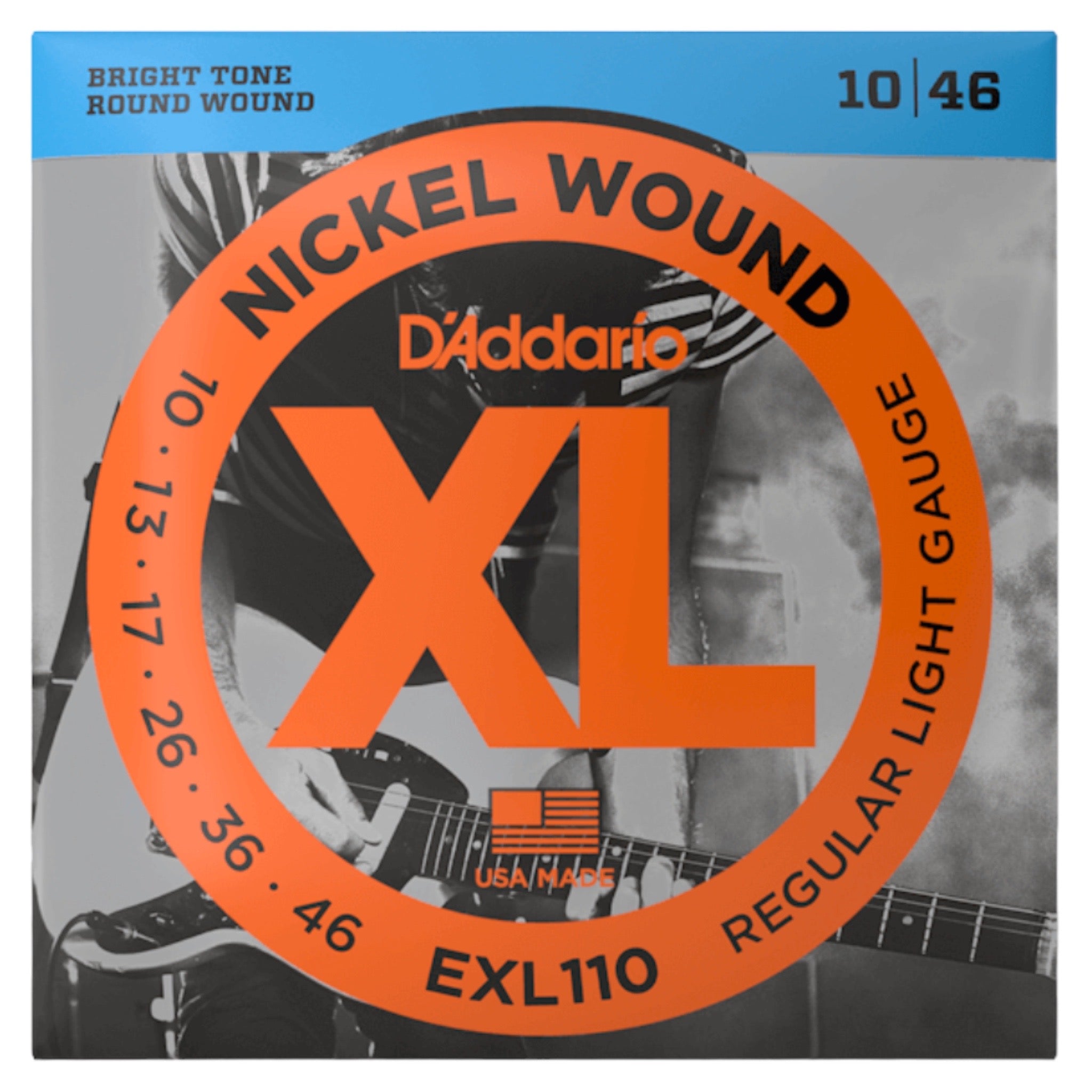 D'Addario EXL110 Regular Light Electric Guitar Strings (10/46)