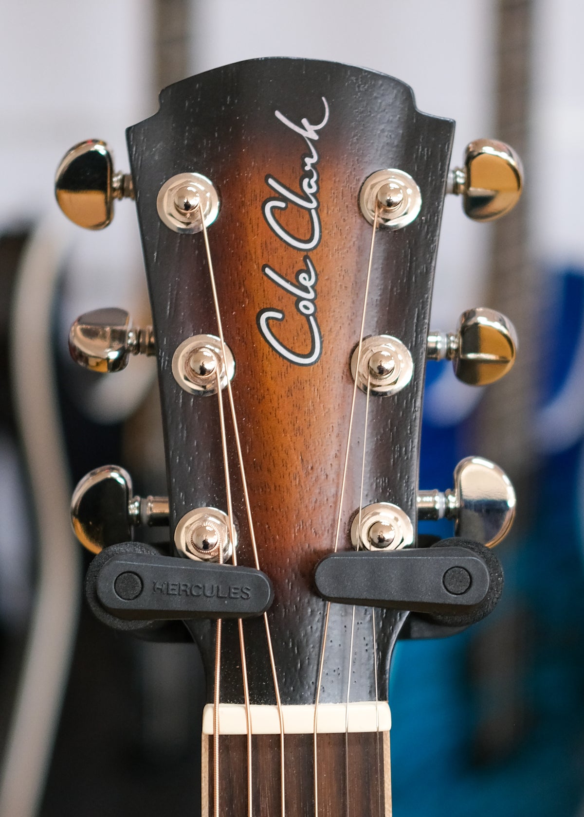 Cole Clark Studio True Hybrid Acoustic Electric Guitar with Deluxe Gig Bag (All Solid Mahogany)