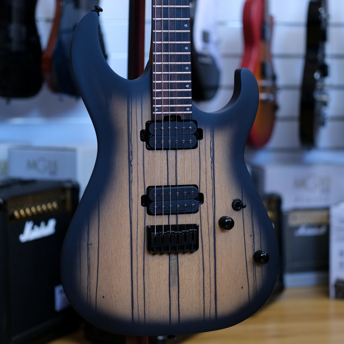 Cort KX500 Pale Moon Electric Guitar (Natural Black Burst)