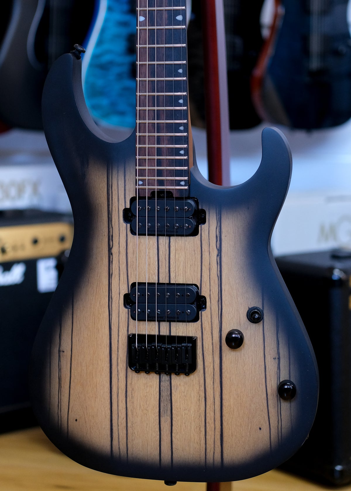 Cort KX500 Pale Moon Electric Guitar (Natural Black Burst)