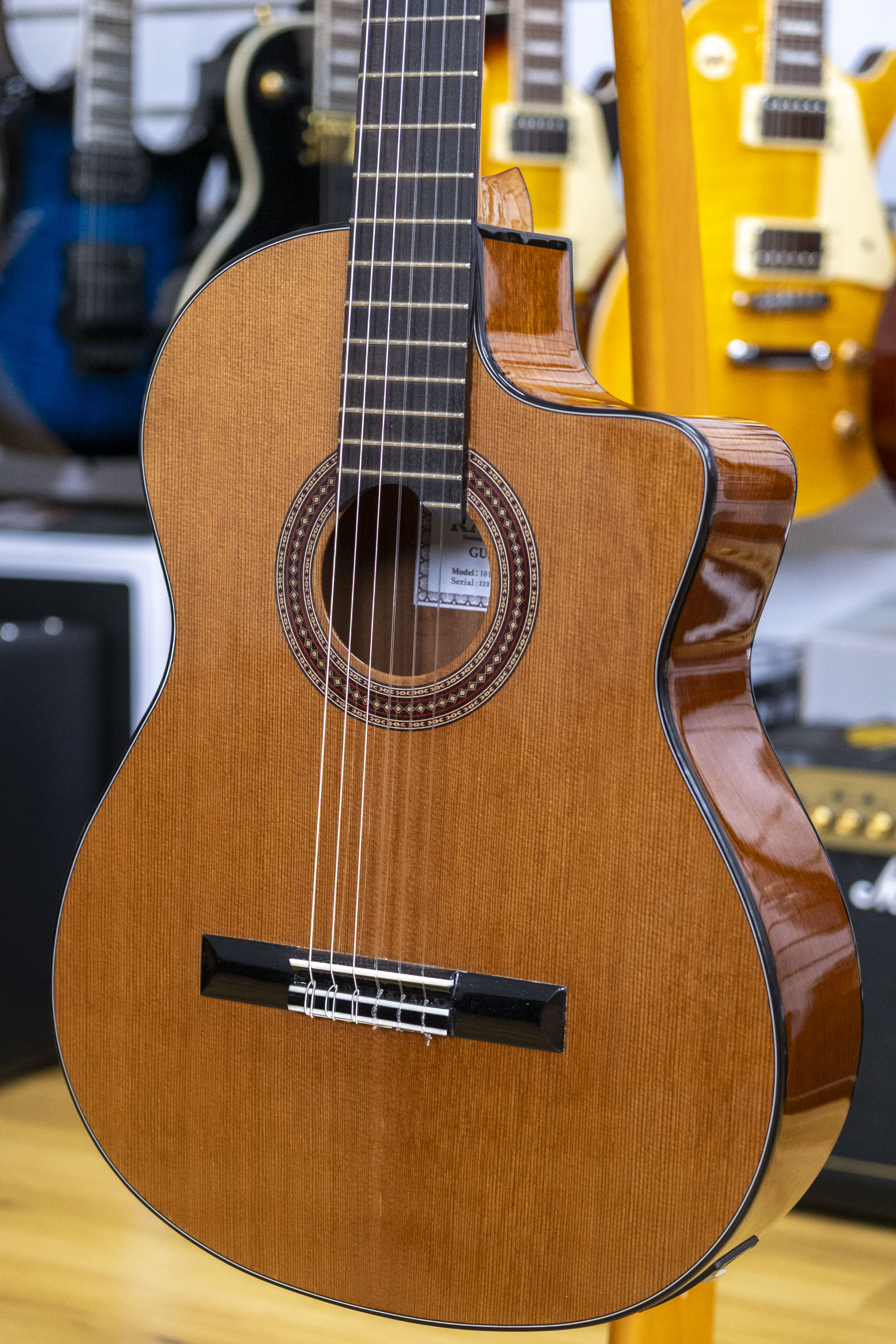 Katoh Student Series MCG40CEQ Electric Classical Guitar (Cedar)