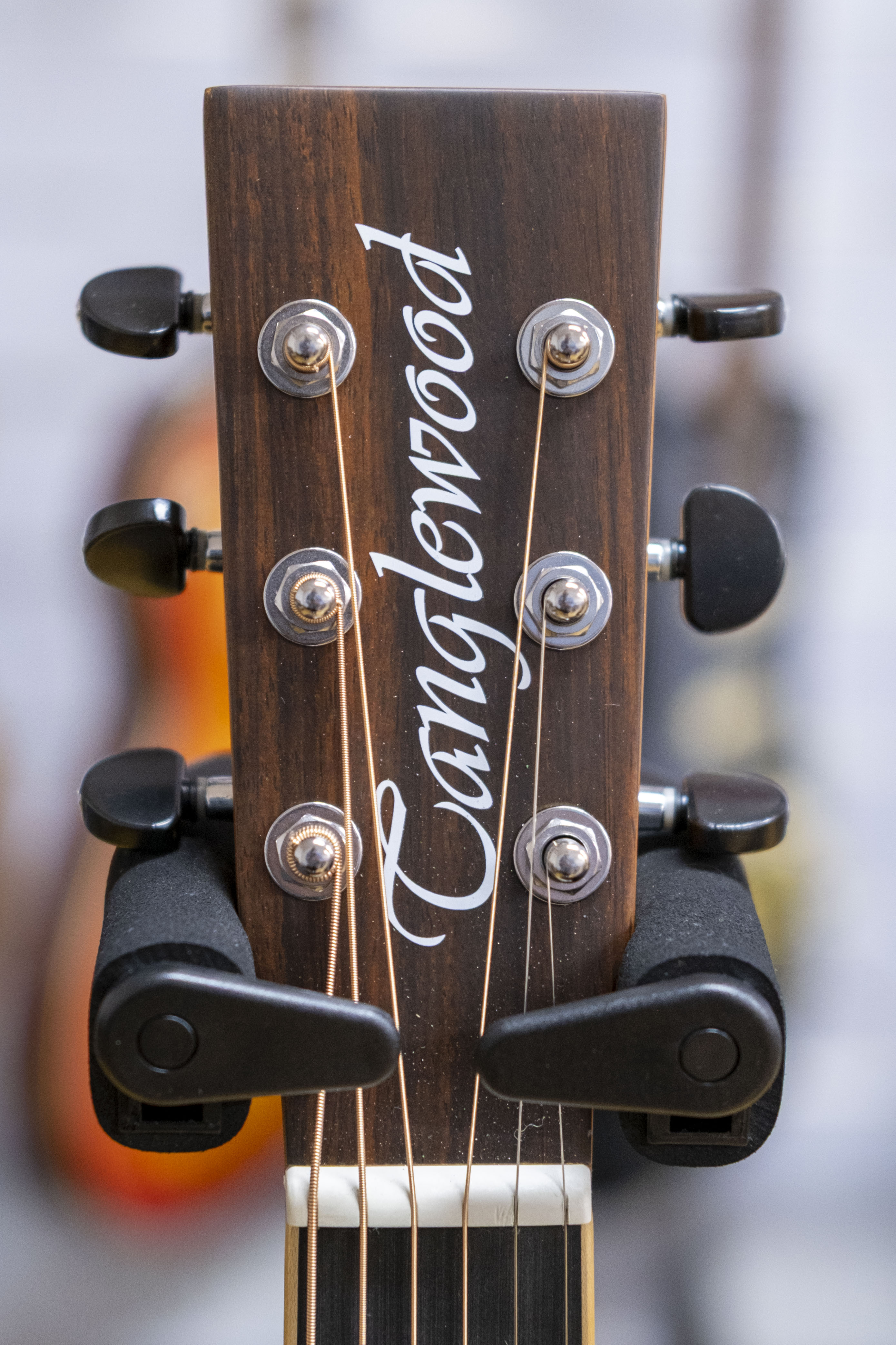 Tanglewood Discovery Exotic Superfolk Acoustic Electric Guitar (All Ebony)