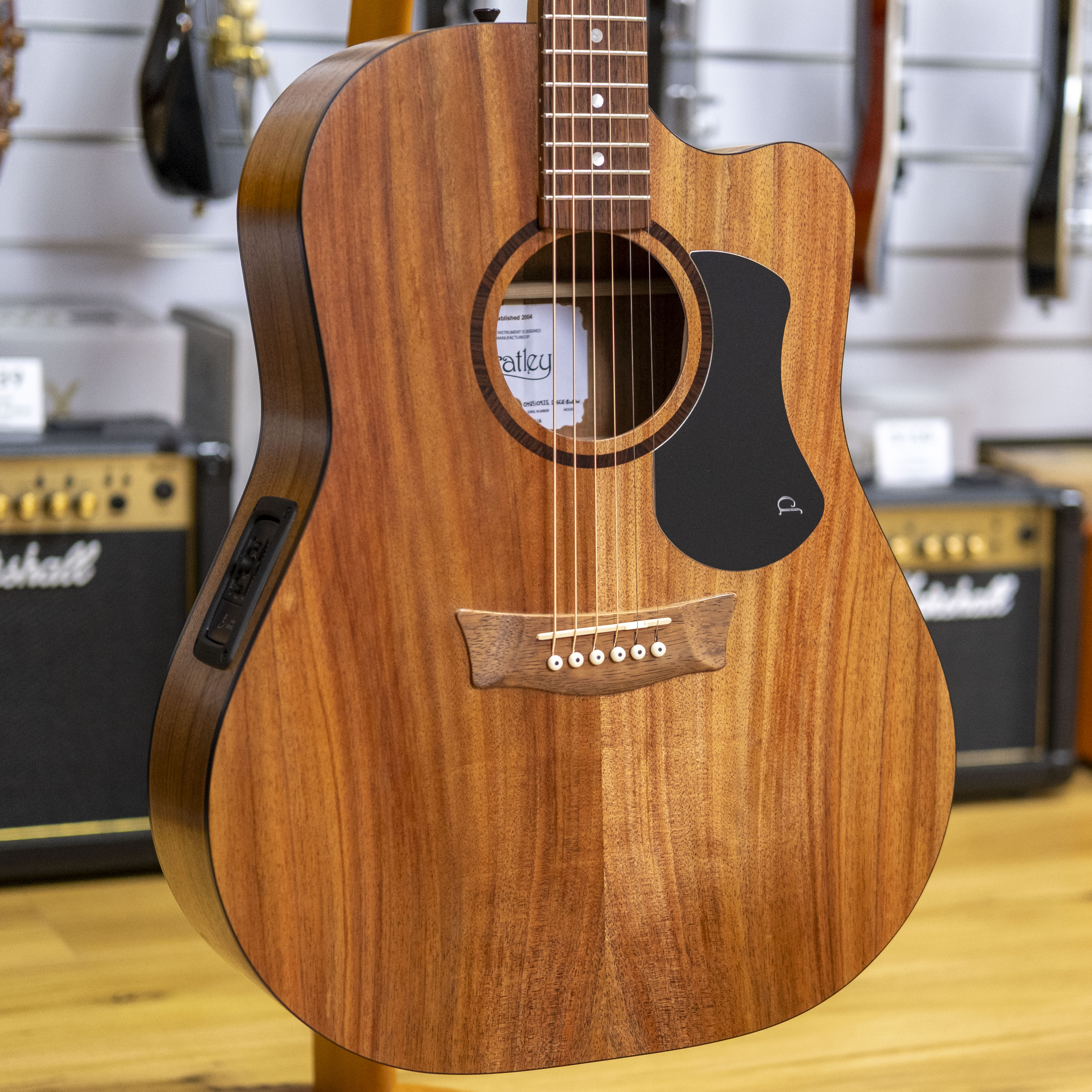 Pratley Classic Series Dreadnought Acoustic Electric Guitar (All Solid Blackwood)