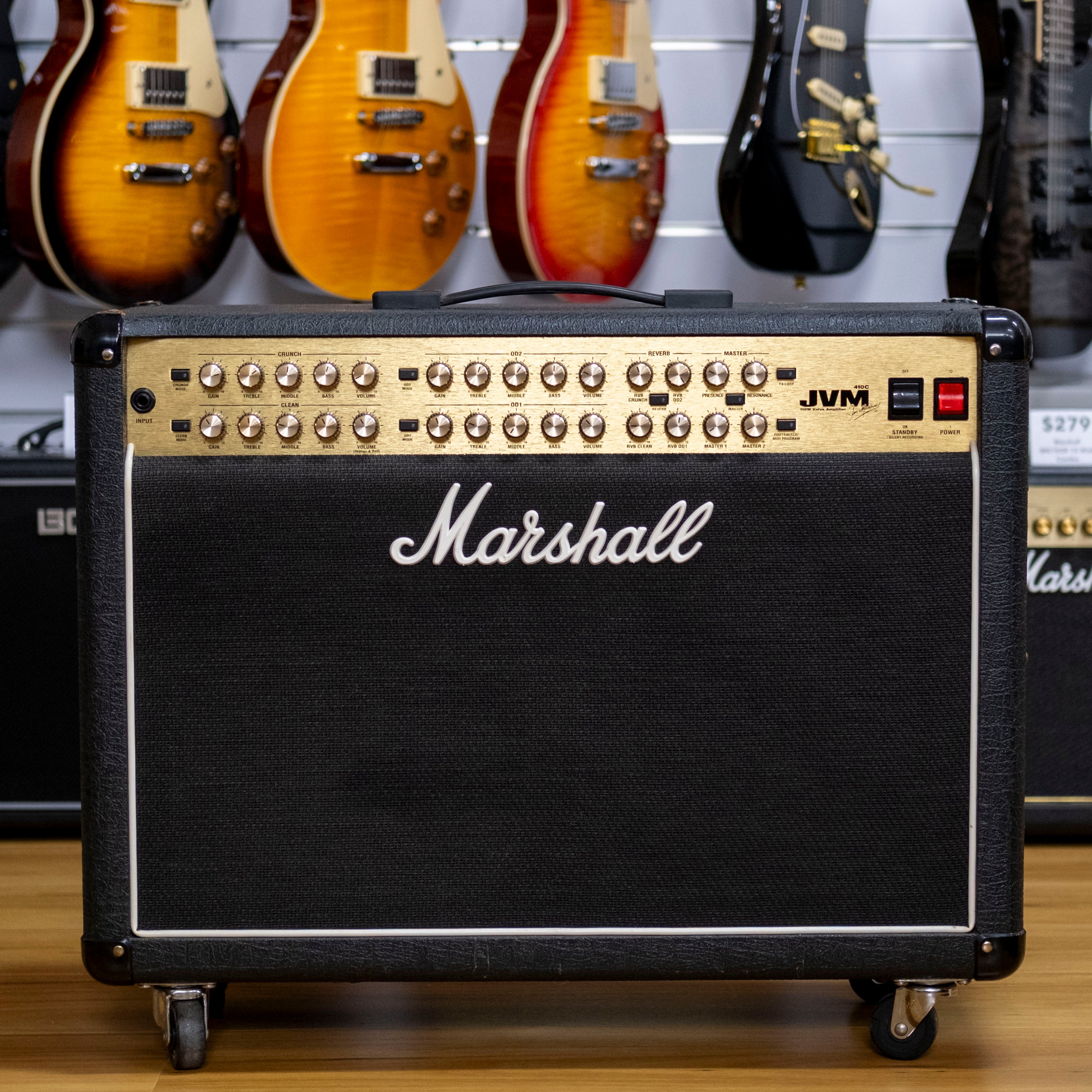 Marshall JVM410C 100-Watt 2x12" Guitar Combo Amplifier (2009, Pre-Owned)