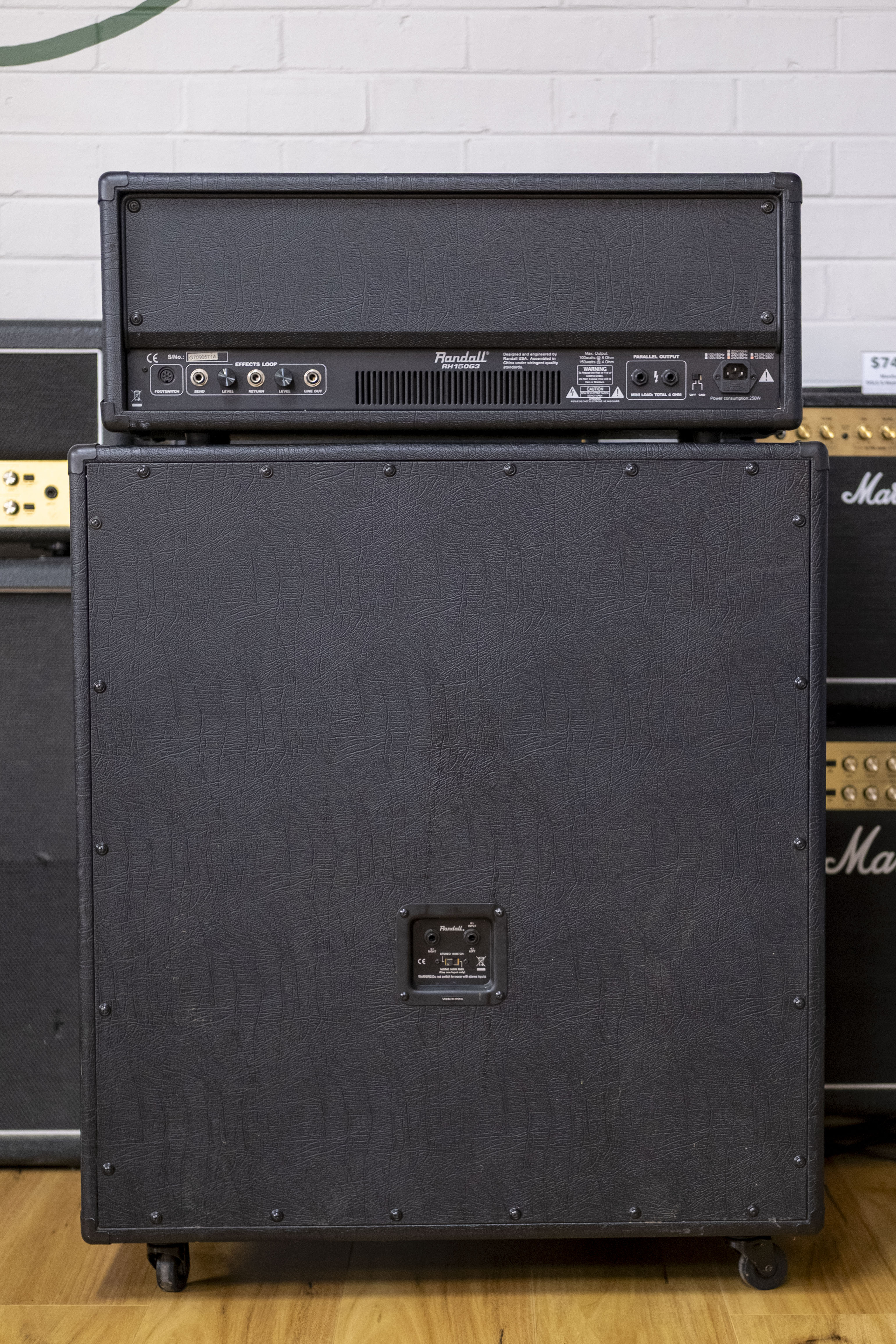 Randall G3 RH150 150-Watt Head with Randall 4x12" Speaker Cabinet (Pre-Owned)