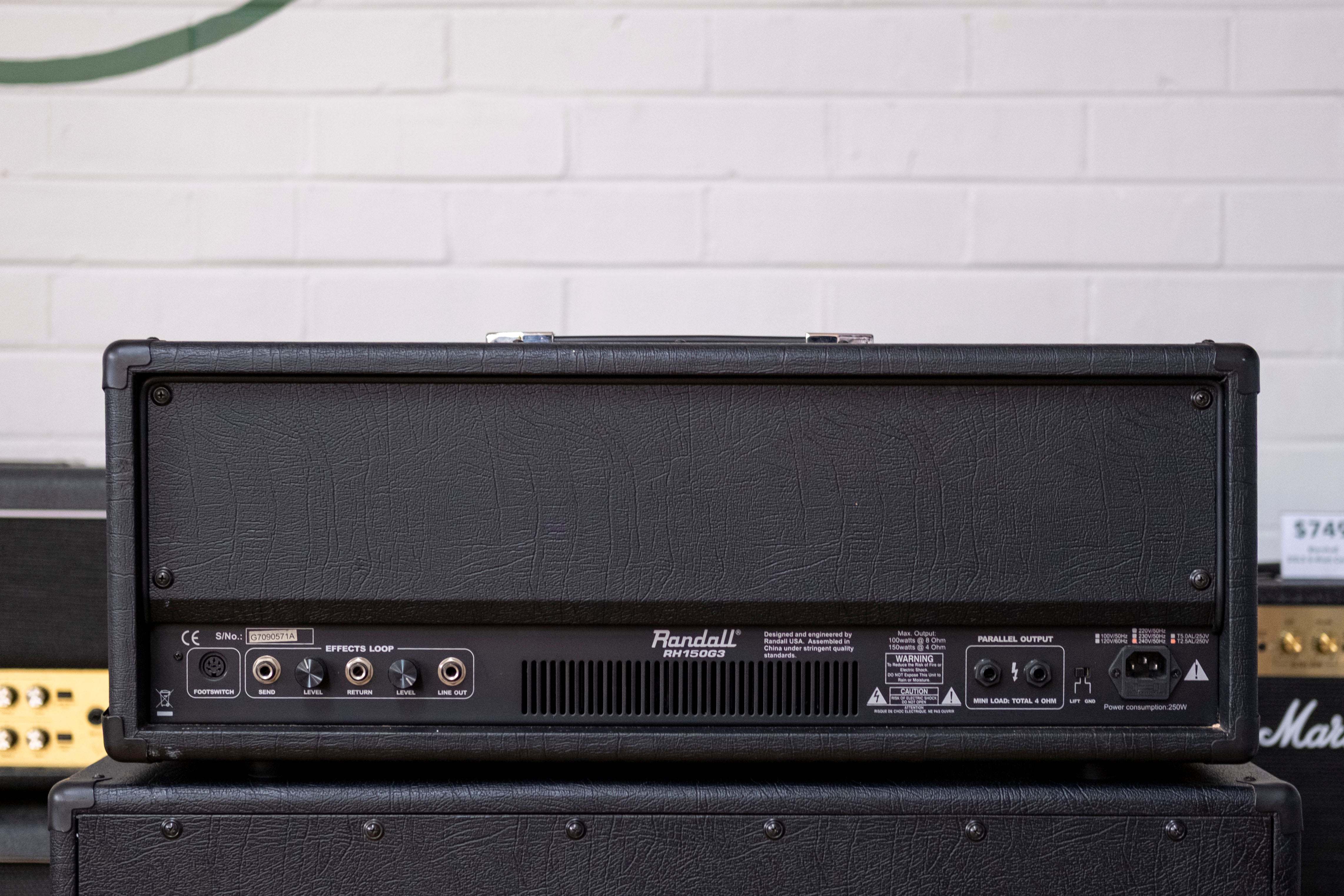 Randall G3 RH150 150-Watt Head with Randall 4x12" Speaker Cabinet (Pre-Owned)