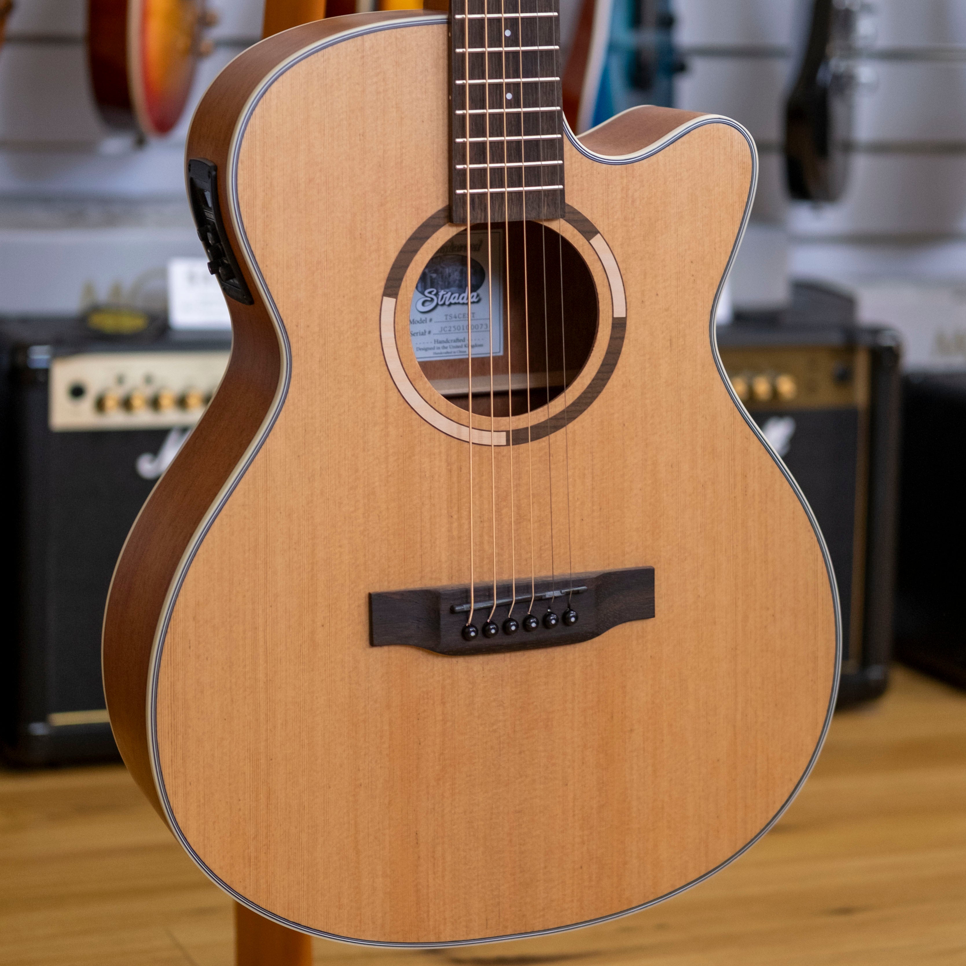 Tanglewood Strada Limited Edition Super Folk Acoustic Electric Guitar (Spruce)