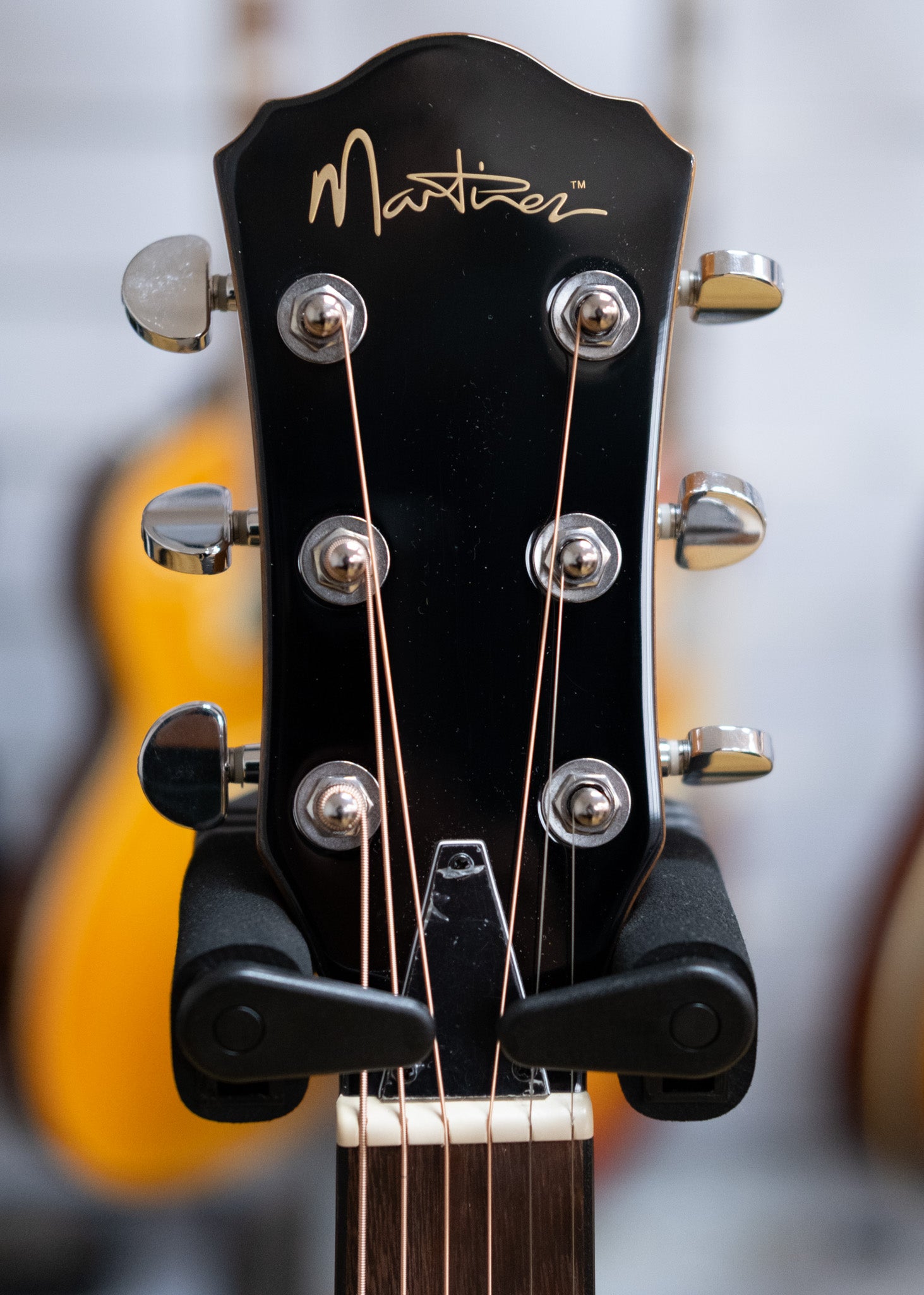 Martinez Jazz Hybrid Acoustic Electric Guitar (Rosewood)