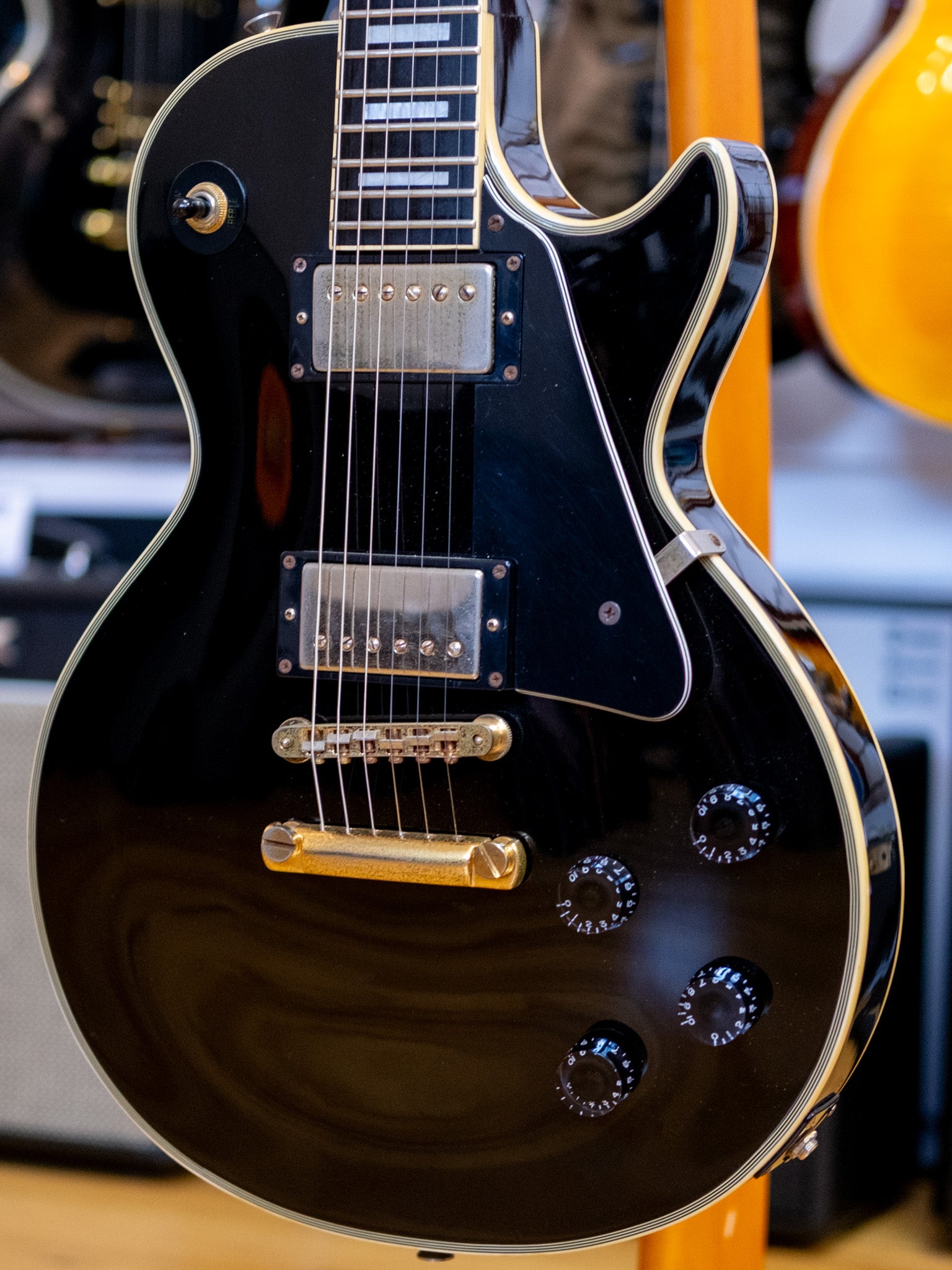 Greco EGC-550 'LP' Custom Electric Guitar (Black) (Pre-Owned, 1990's MIK)