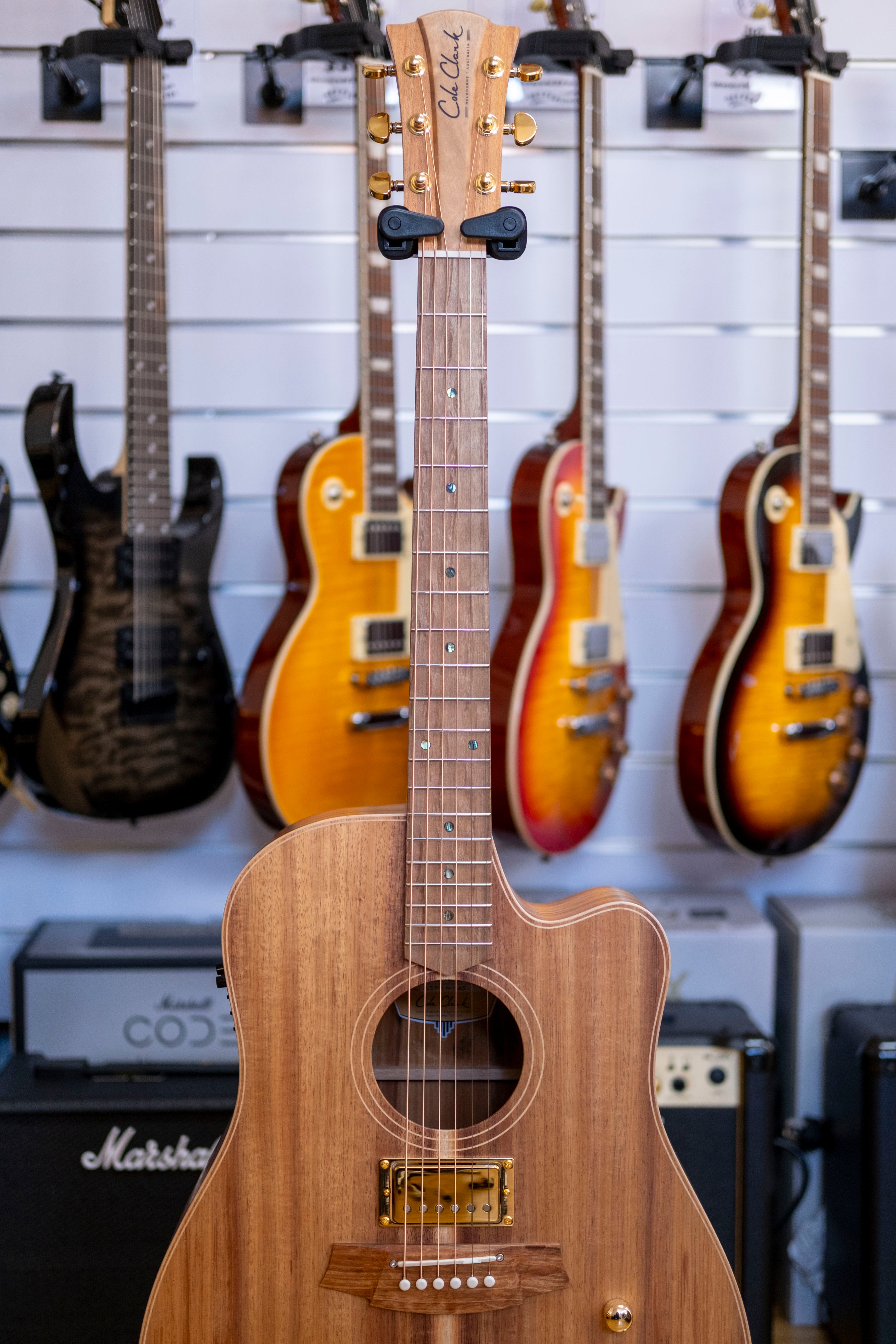 Cole Clark FL2EC Humbucker Dreadnought Acoustic Electric Guitar (Blackwood)