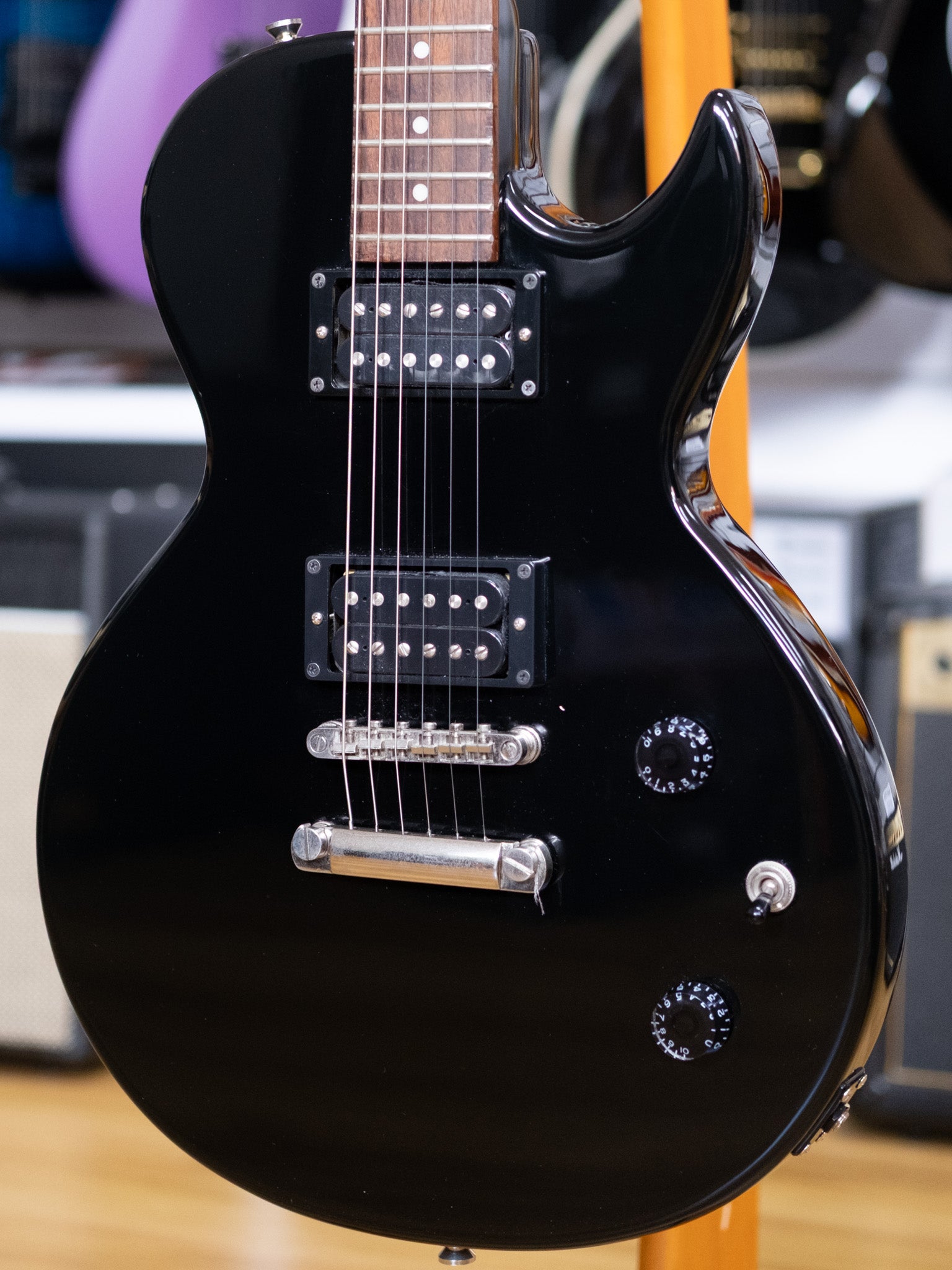 Cort CR-50 Classic Rock Electric Guitar (Black) (Pre-Owned, 2016)