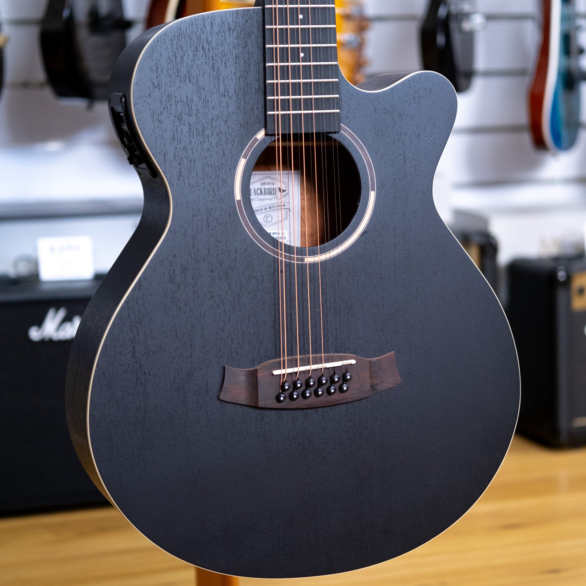 Tanglewood Blackbird Series 12-String Superfolk Acoustic Electric Guitar