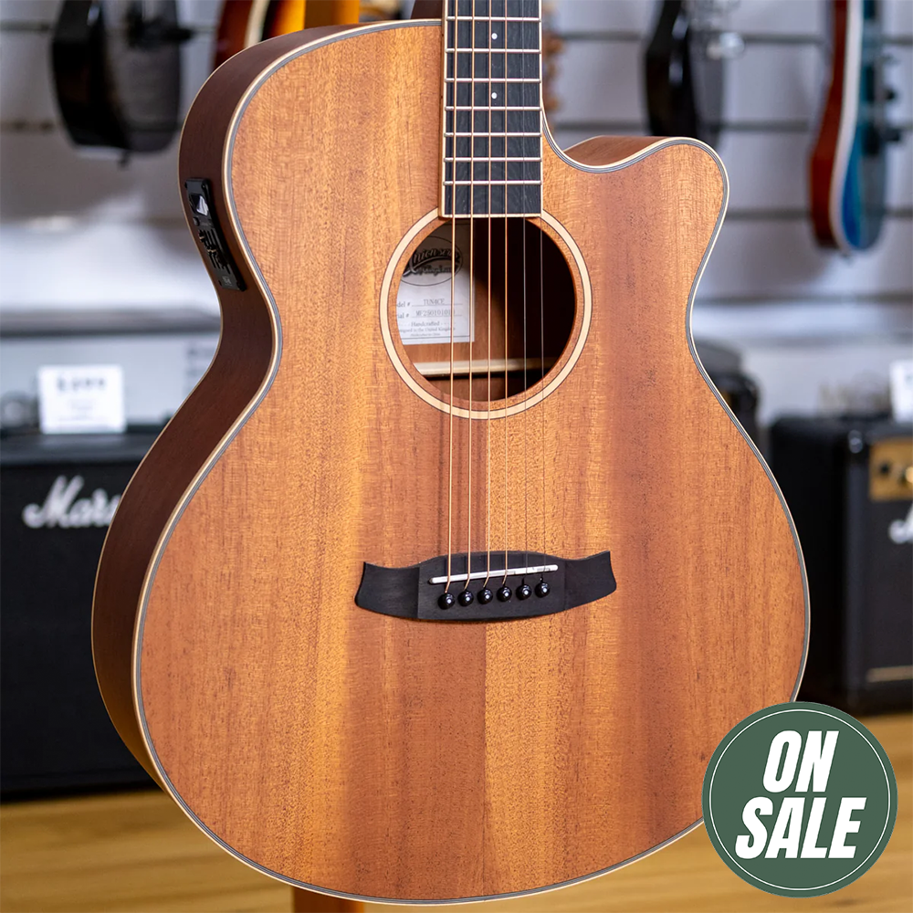 Tanglewood Union Series Super Folk Acoustic Electric Guitar with Case
