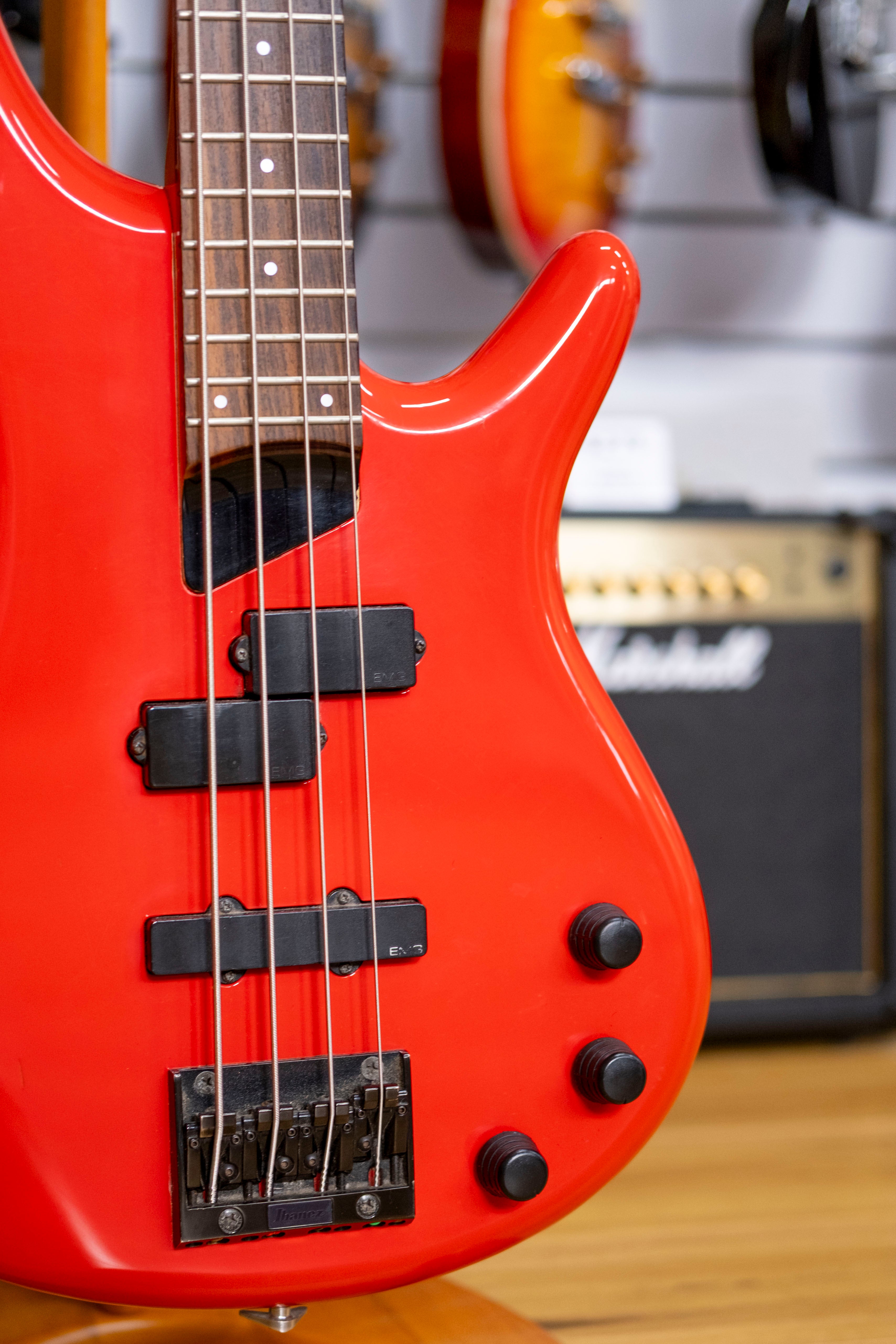 Ibanez MIJ SR600 Bass Guitar (Red) (Pre-Owned, 1980's MIJ)