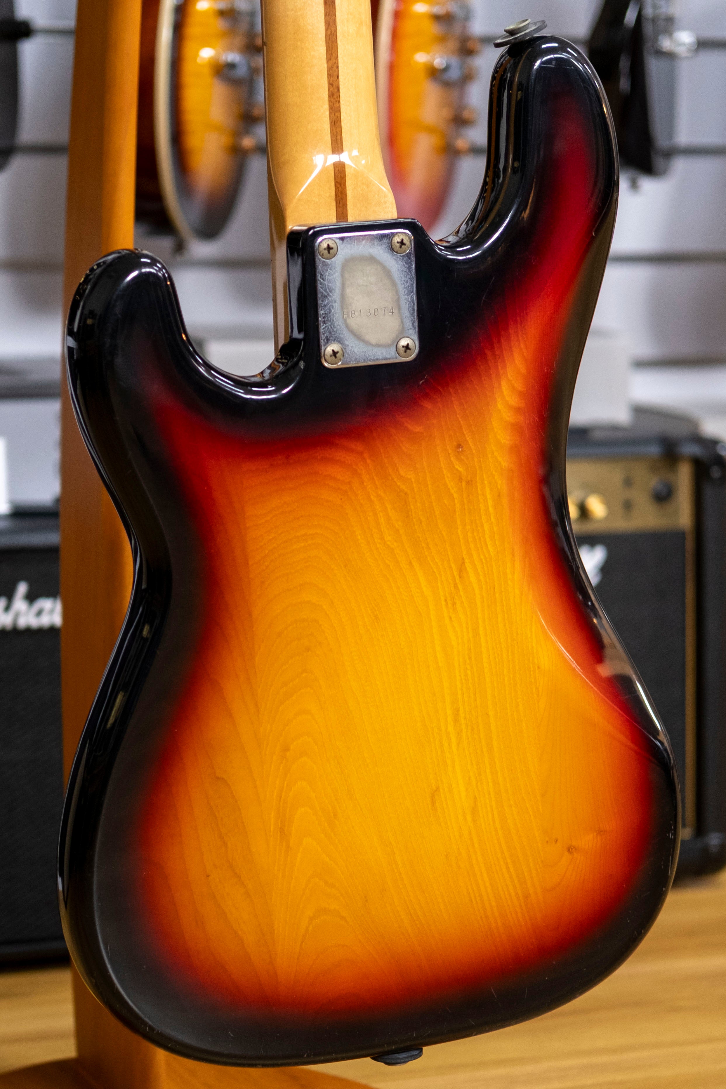 Greco PB-500 Space Sound 'P Bass' Bass Guitar (3-Tone Sunburst) (Pre-Owned, 1981 MIJ)