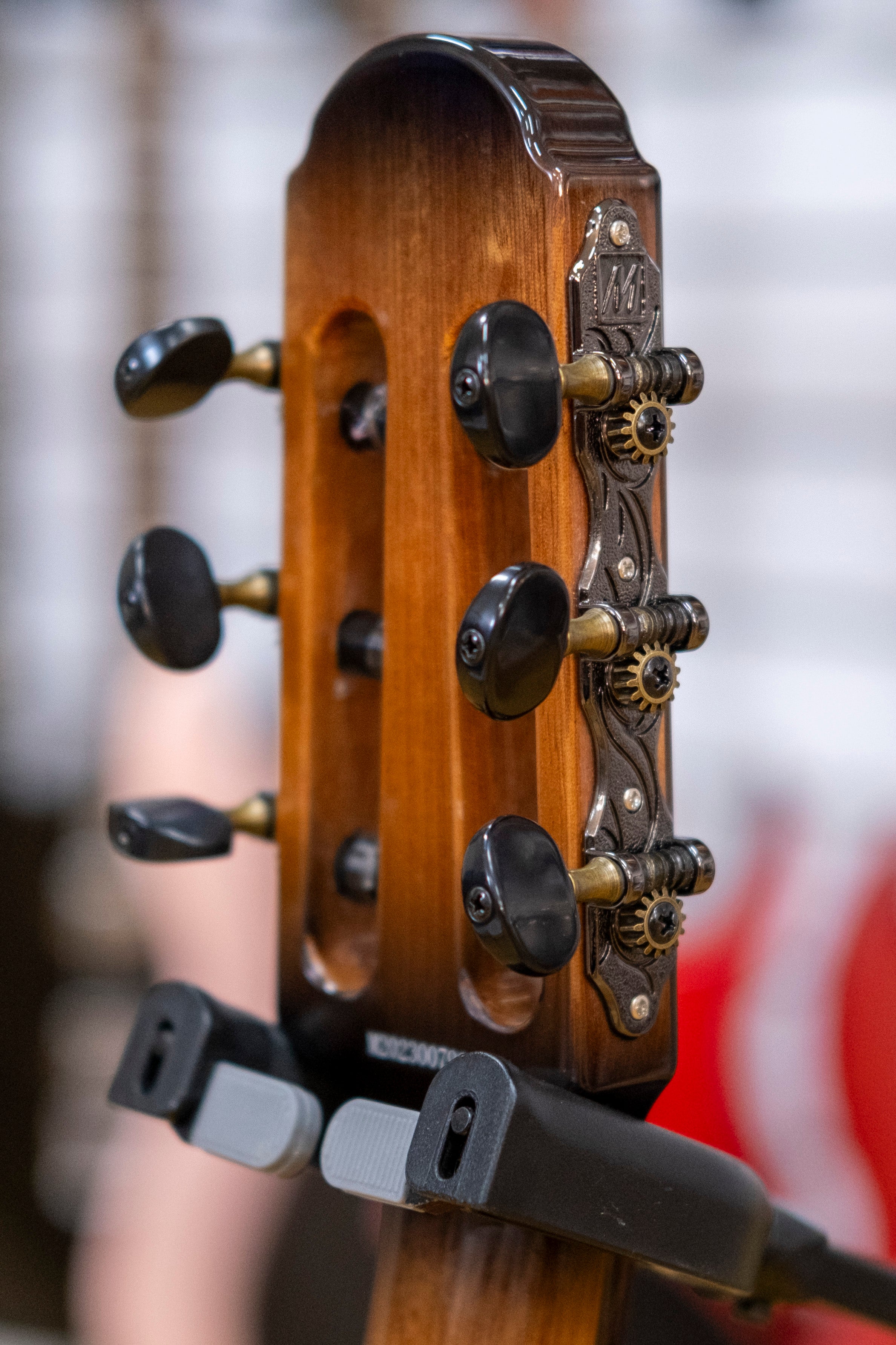 Katoh Crossover Series Hispania Electric Nylon String Classical Guitar with Bag (Transparent Black)