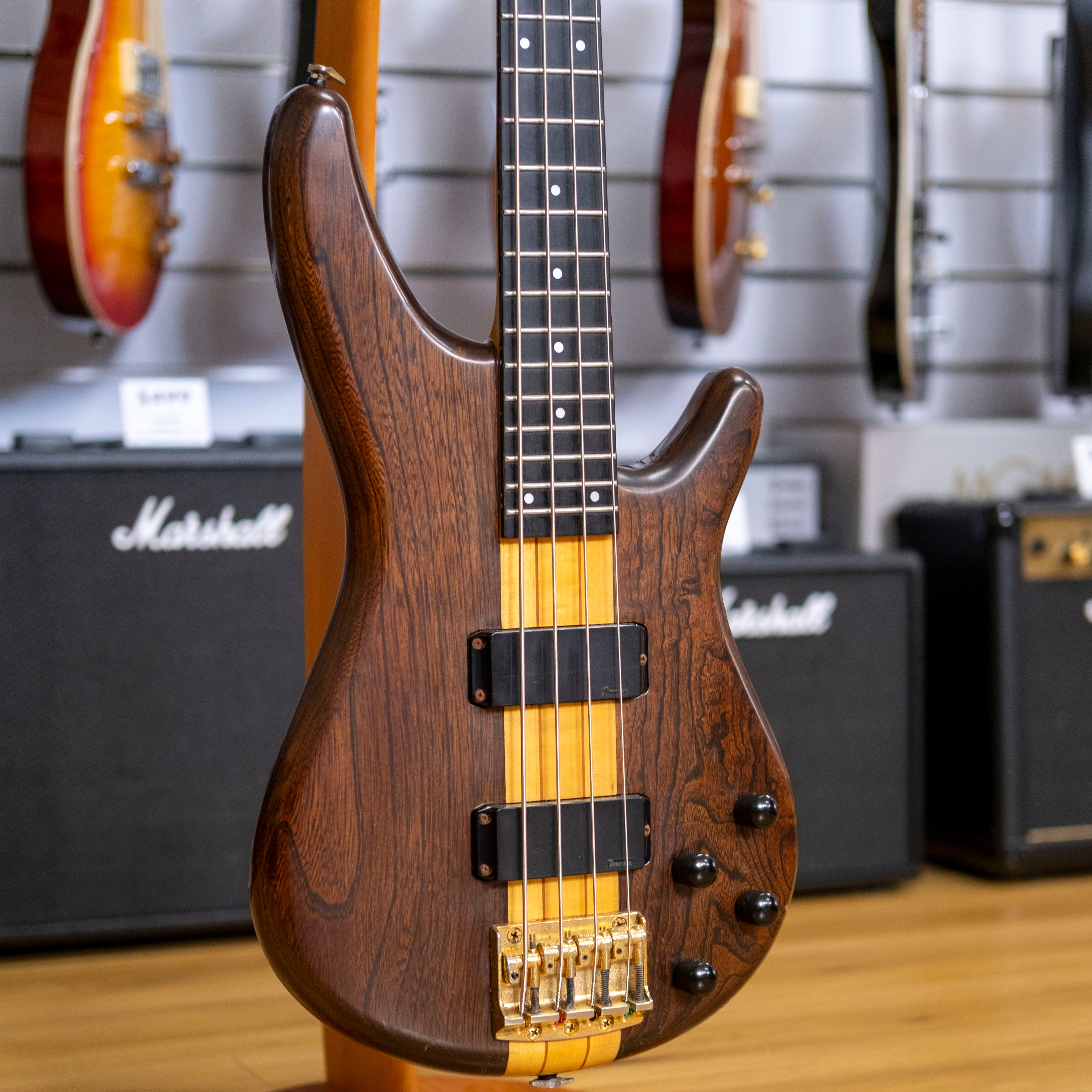 Ibanez MC2924 Musician Bass Guitar (Walnut) (Pre-Owned, 1987 MIJ)