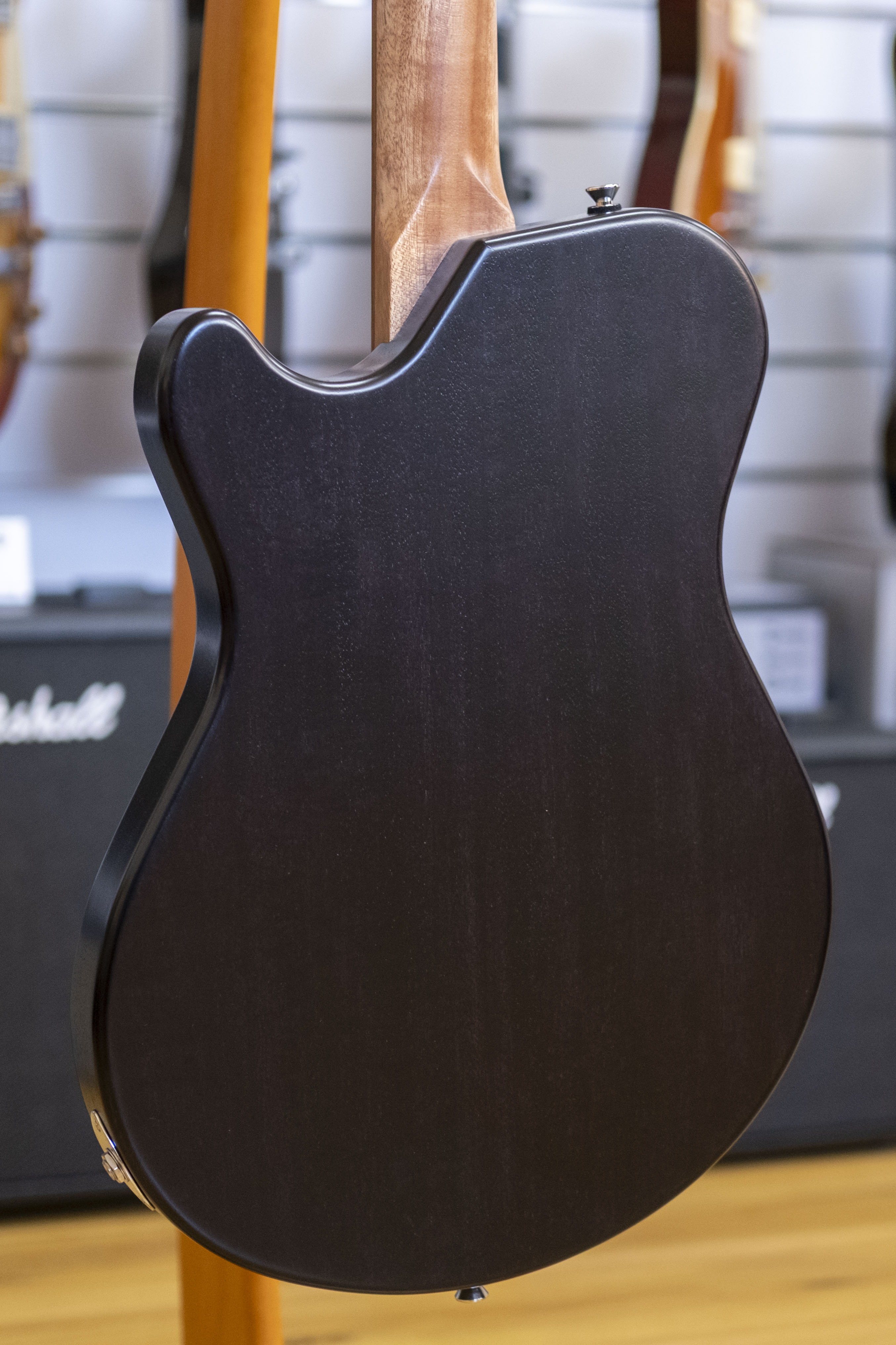 Pratley DVR Single Cutaway Electric Guitar (Natural Black)