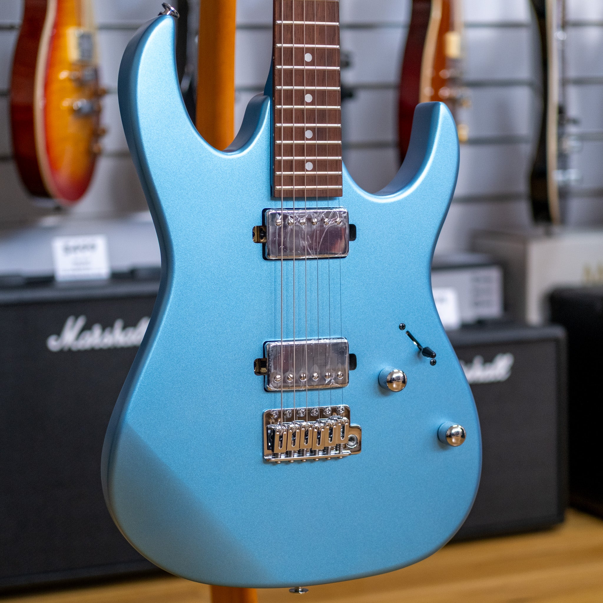 Ibanez Gio RX120SP Electric Guitar (Metallic Light Blue Matte)