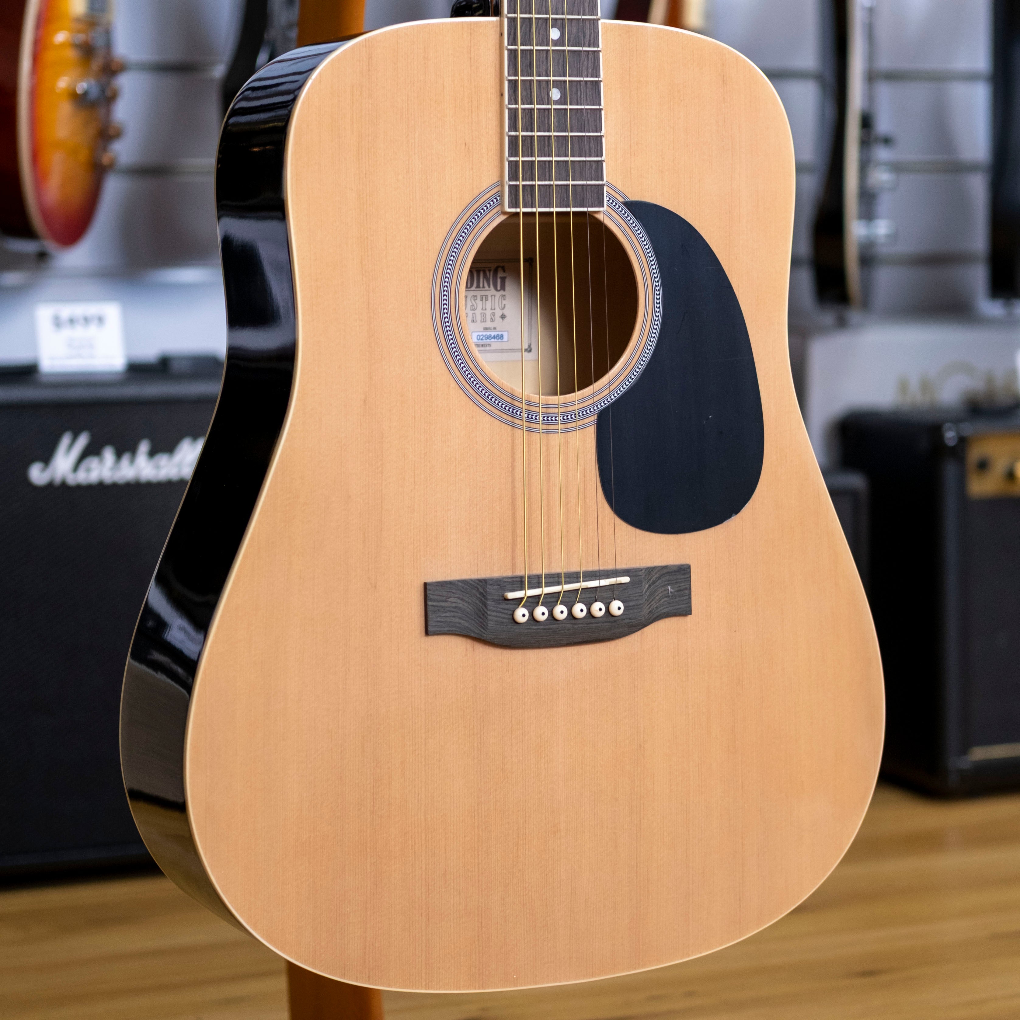 Redding RED50 Dreadnought Acoustic Guitar (Natural)