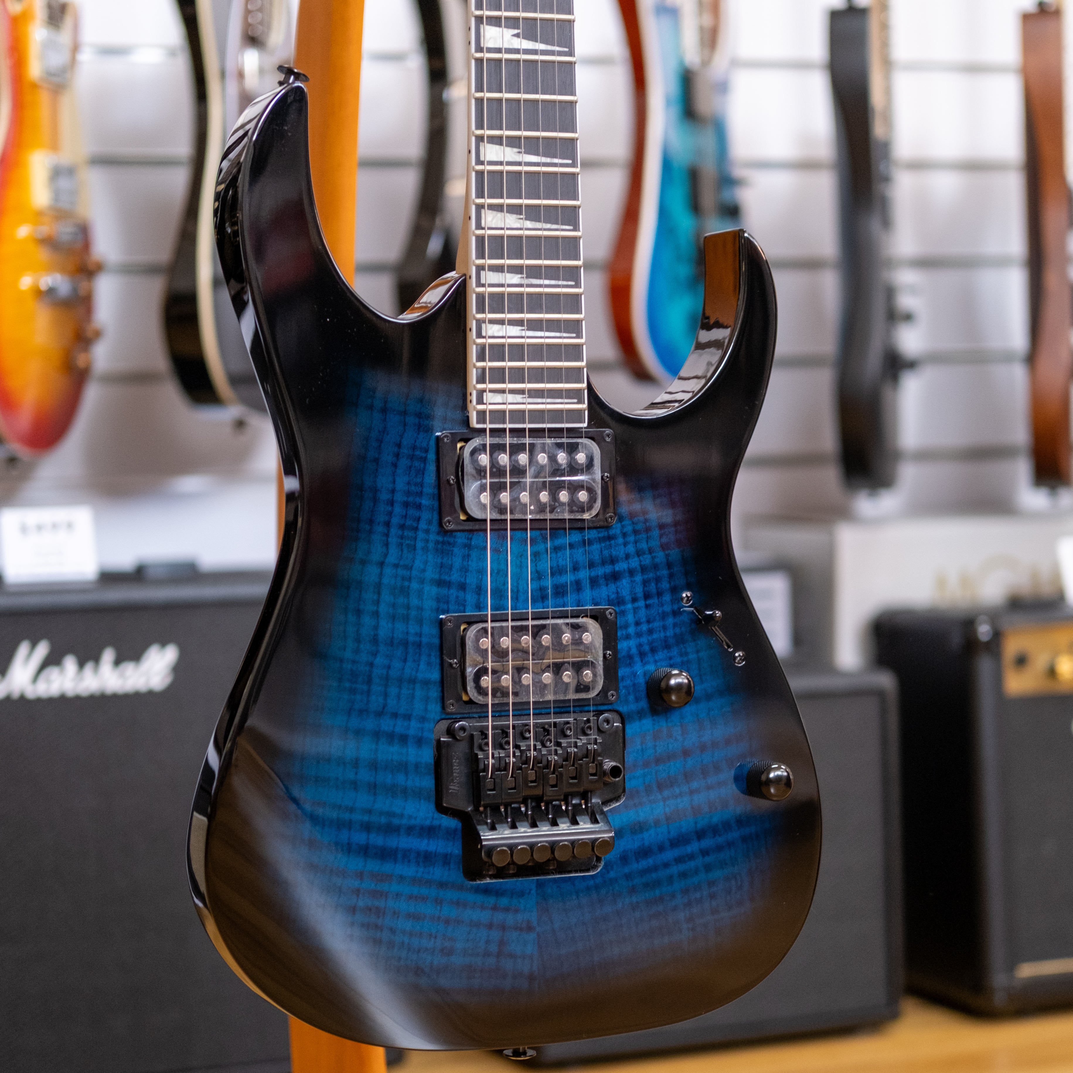 Ibanez Gio Series GRG320FA Electric Guitar (Transparent Blue Sunburst)