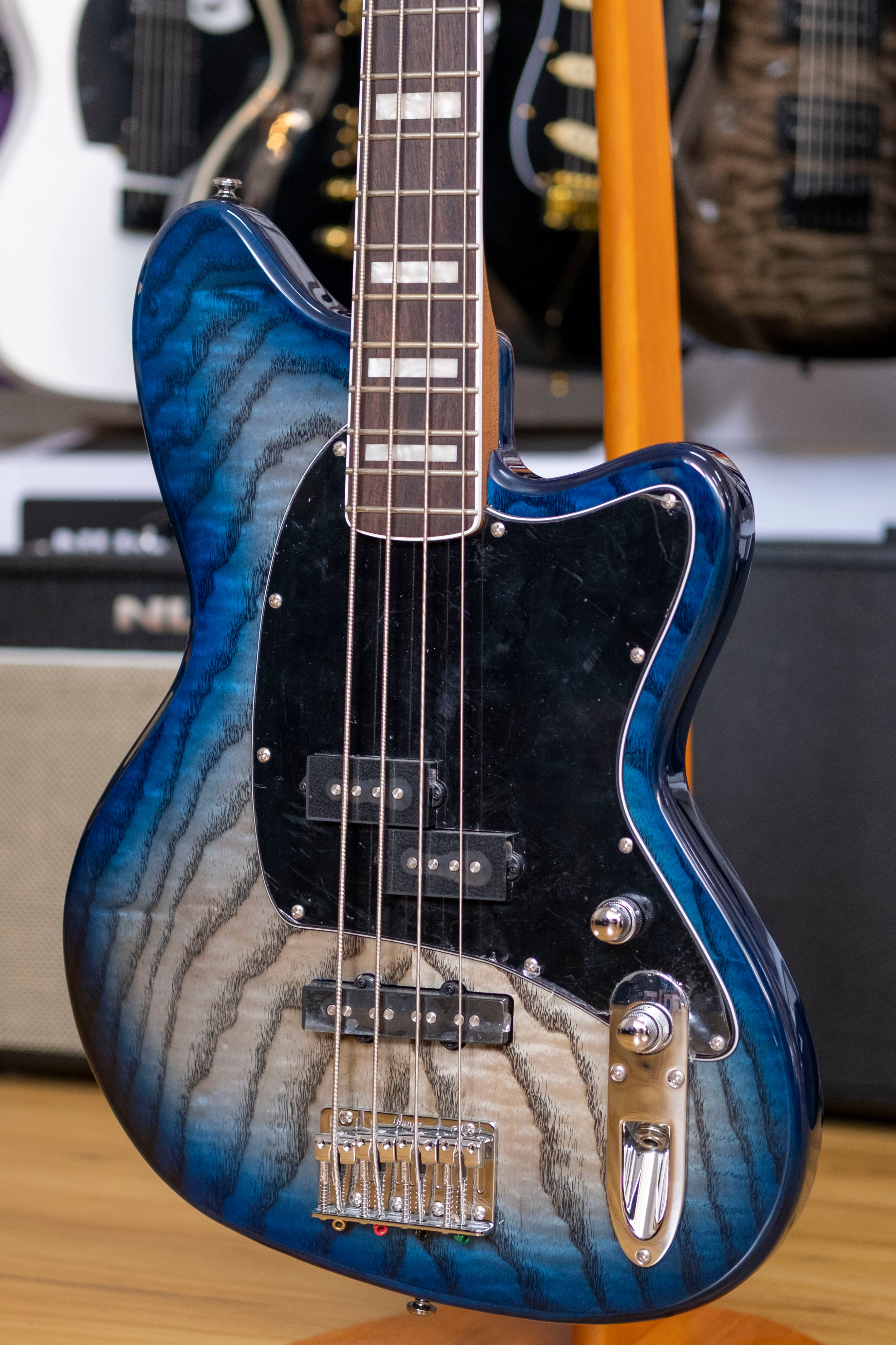 Ibanez TMB400TA Talman Series 4-String Bass Guitar (Cosmic Blue Starburst)