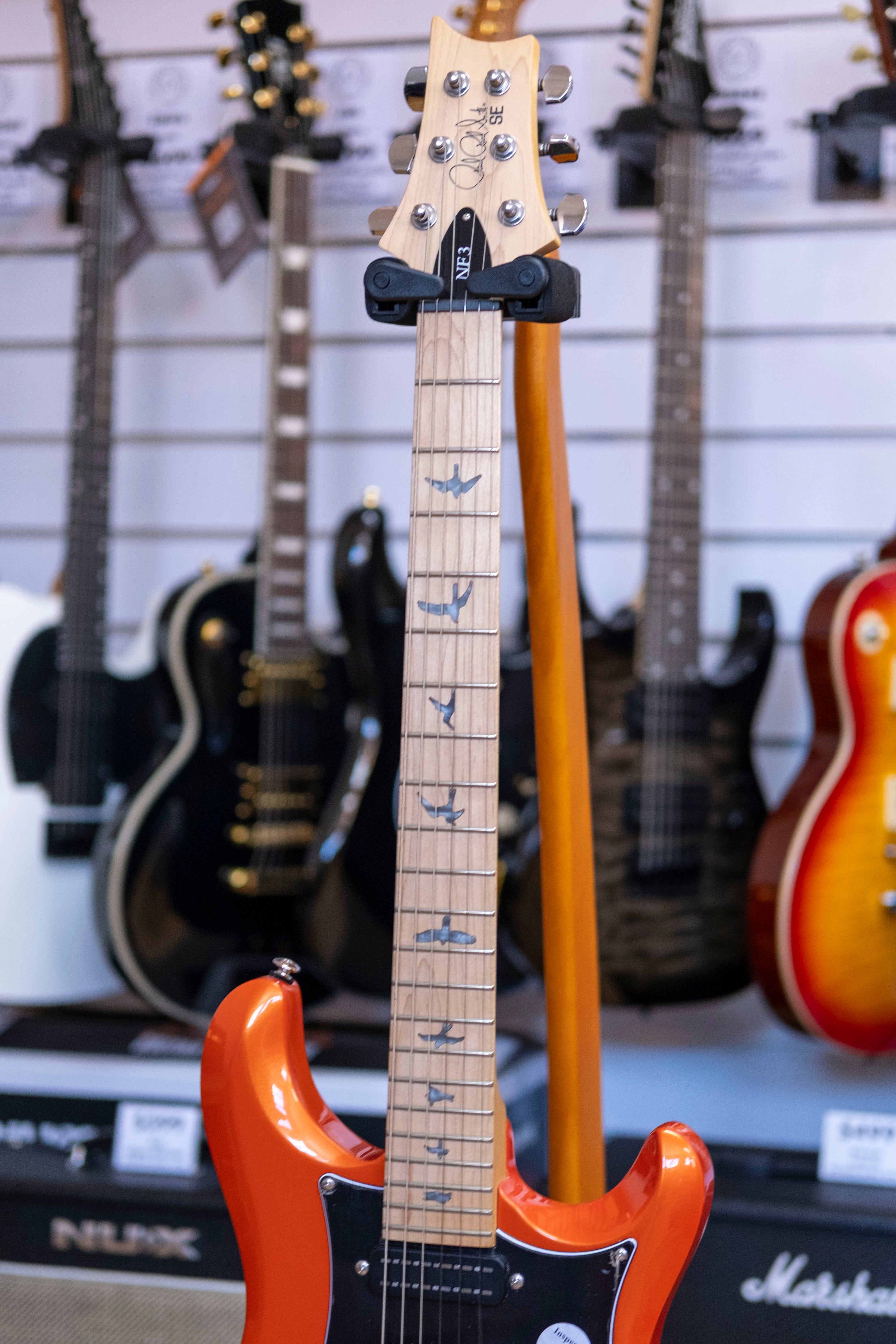 PRS SE NF3 Maple Electric Guitar (Metallic Orange)