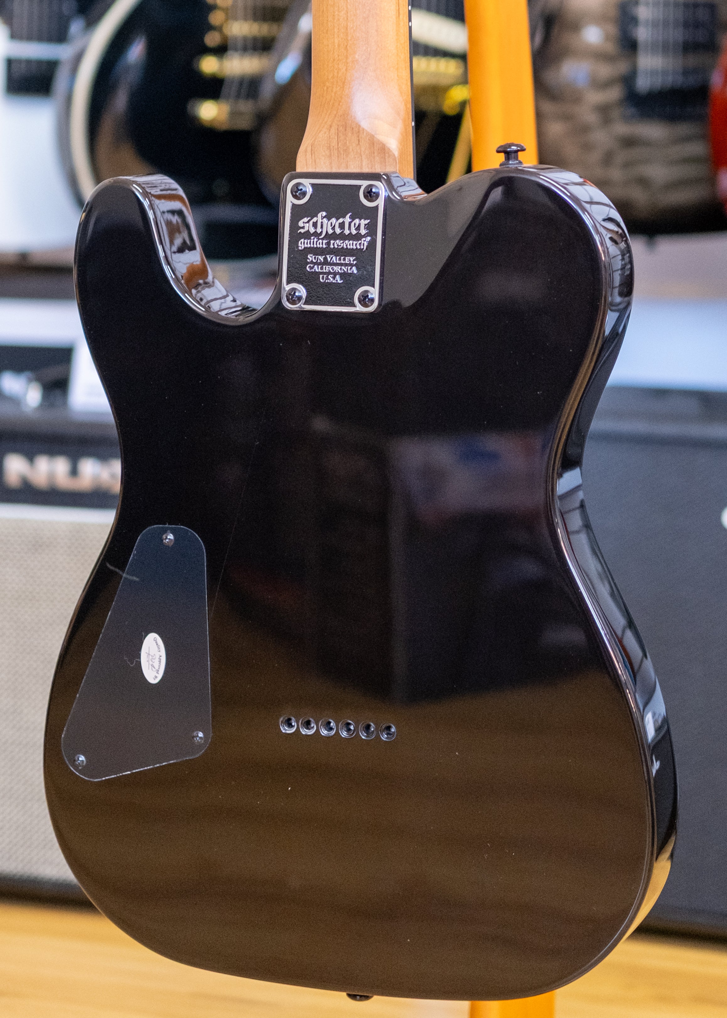 Schecter PT Standard Electric Guitar (Black Fade Burst Burl)