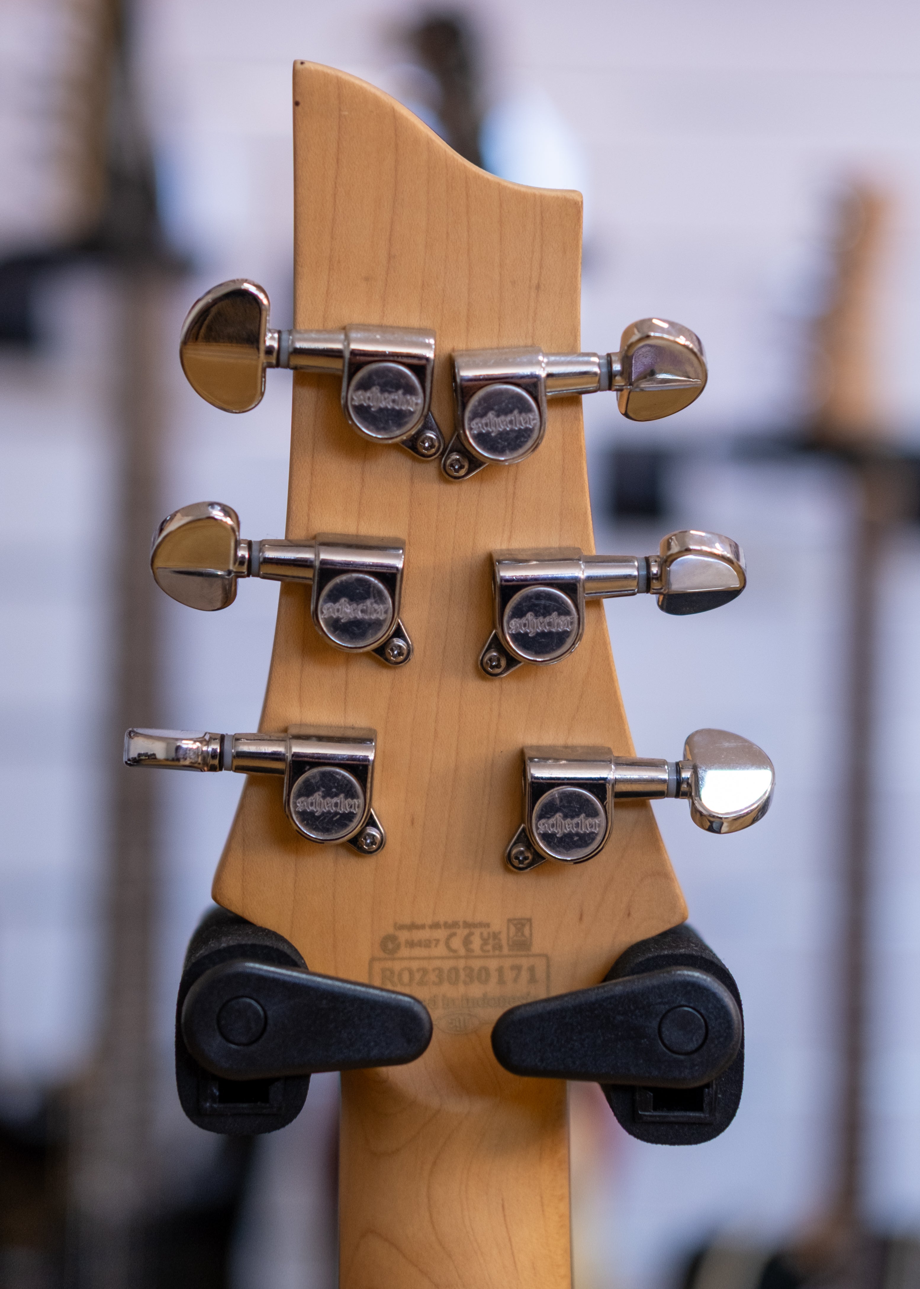 Schecter C-6 Deluxe Electric Guitar (Satin Purple)