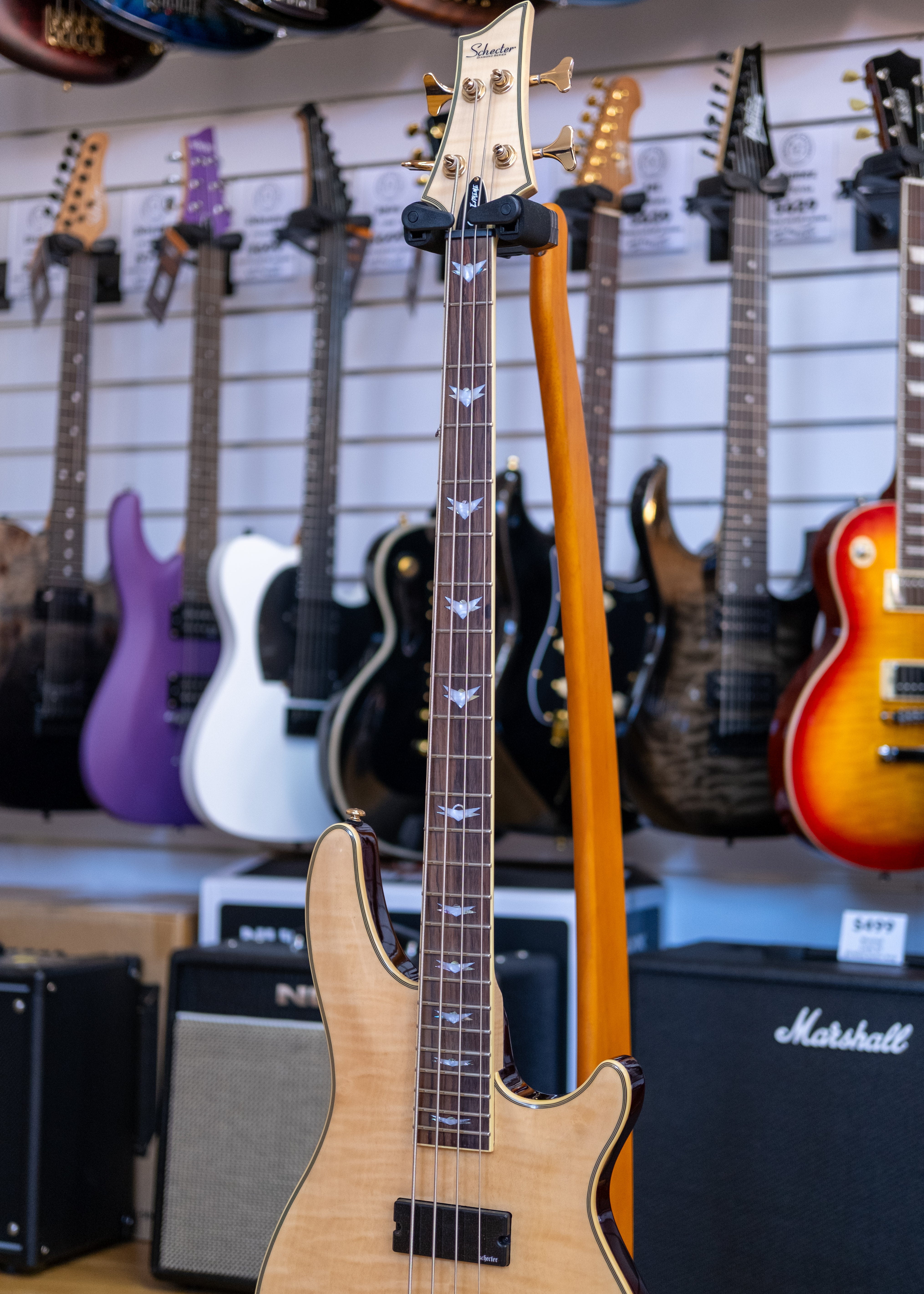 Schecter Omen Extreme 4-String Bass Guitar (Natural)