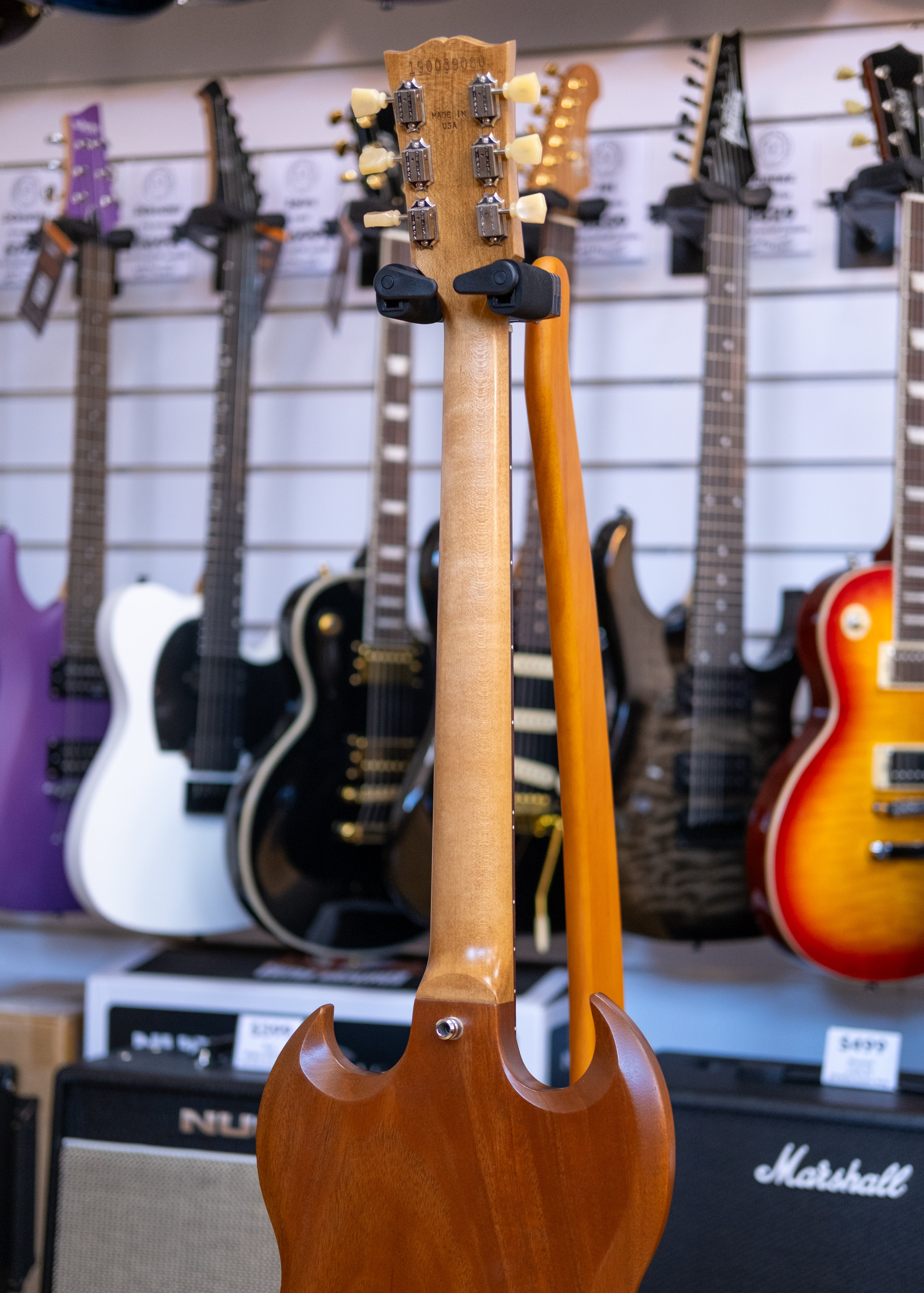 Gibson SG Tribute Electric Guitar (Natural Walnut) (Pre-Owned, 2019)