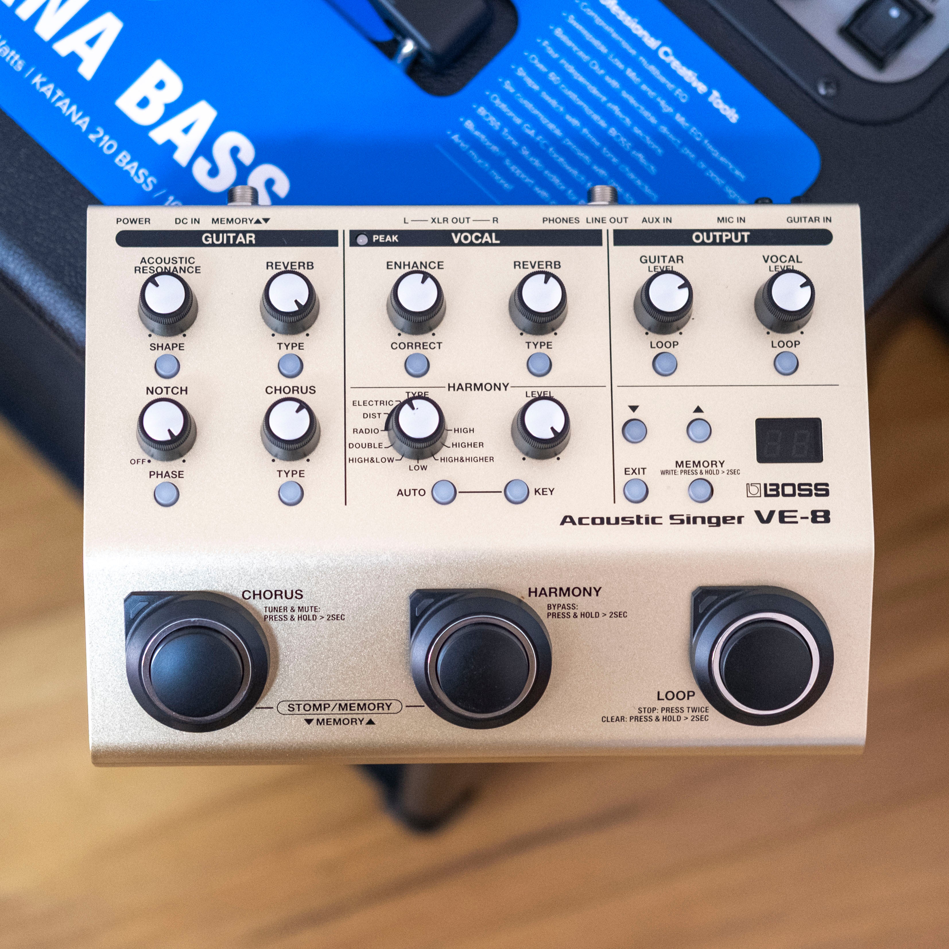 Boss VE-8 Acoustic Singer Pedal (Pre-Owned)