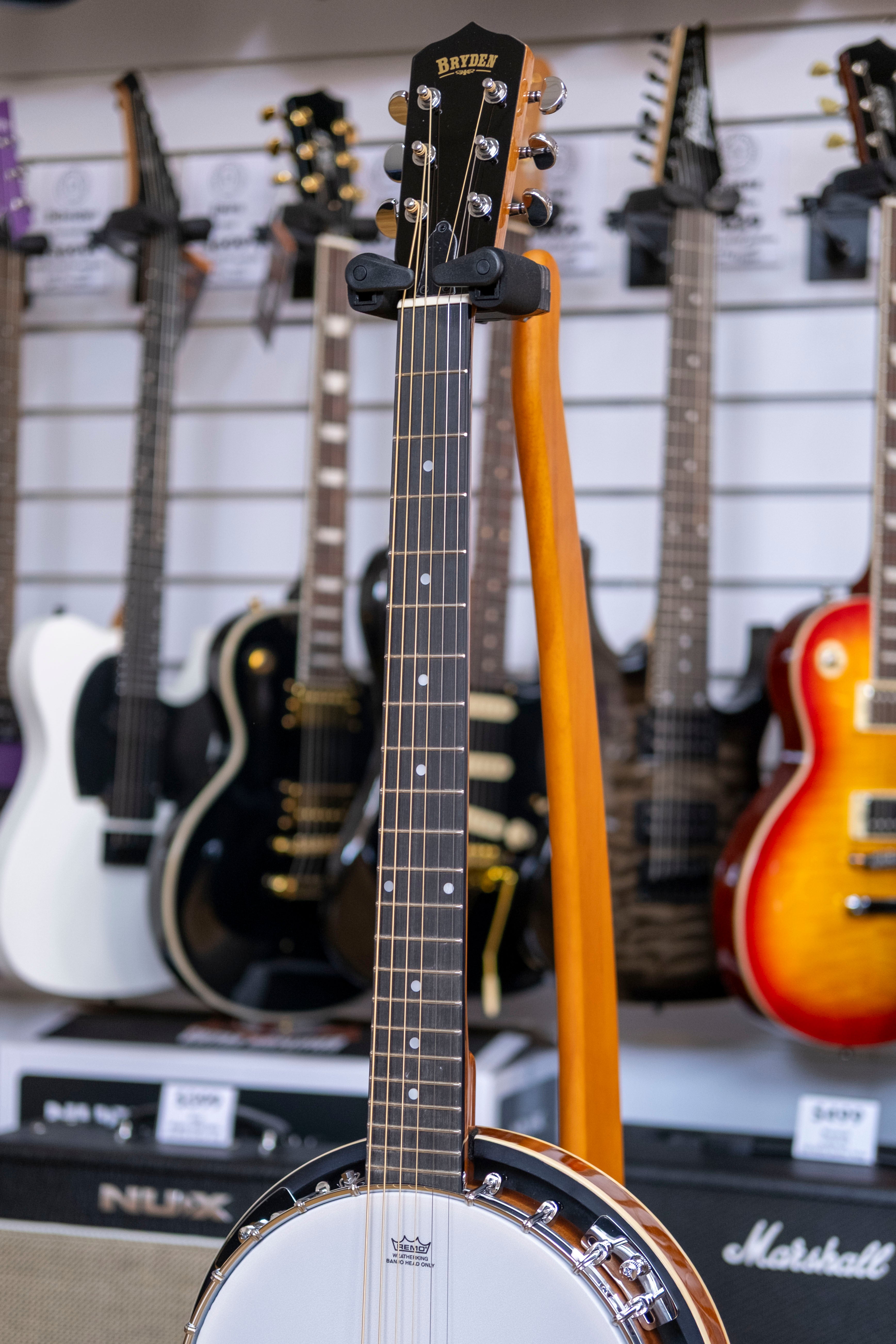 Bryden 6-String Banjo Ganjo (Gloss Vintage Burst)