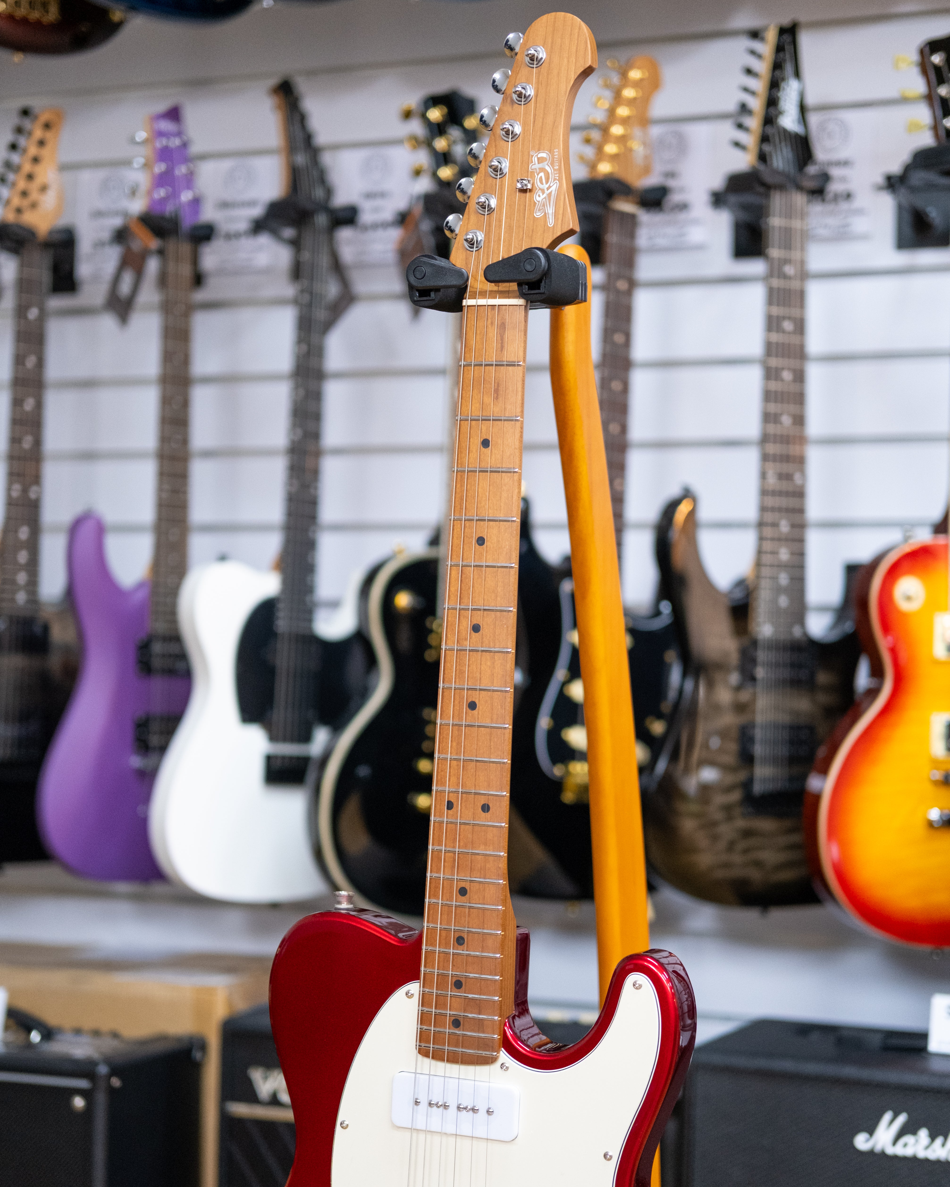 Jet JT-300 P90 Electric Guitar (Candy Apple Red)