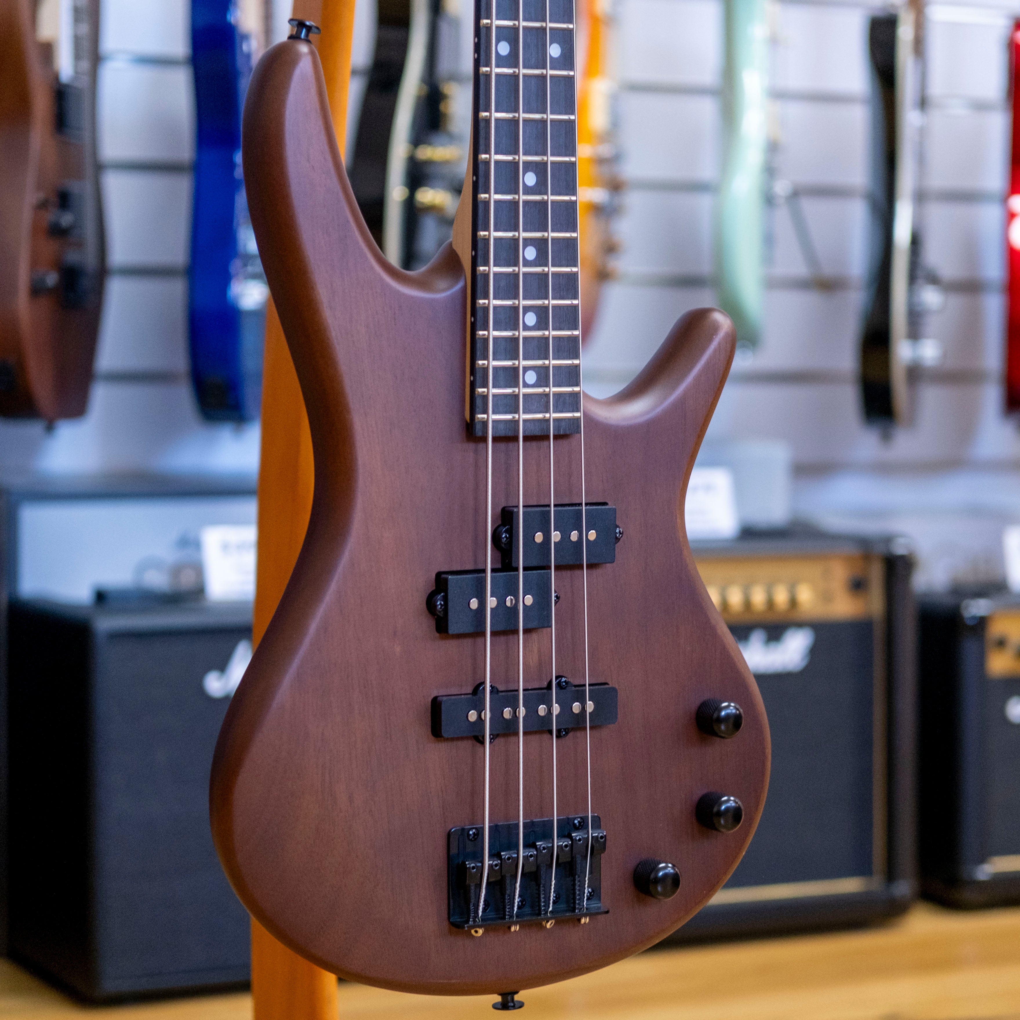 Ibanez Gio SRM20B Mikro Bass Guitar (Walnut Flat)