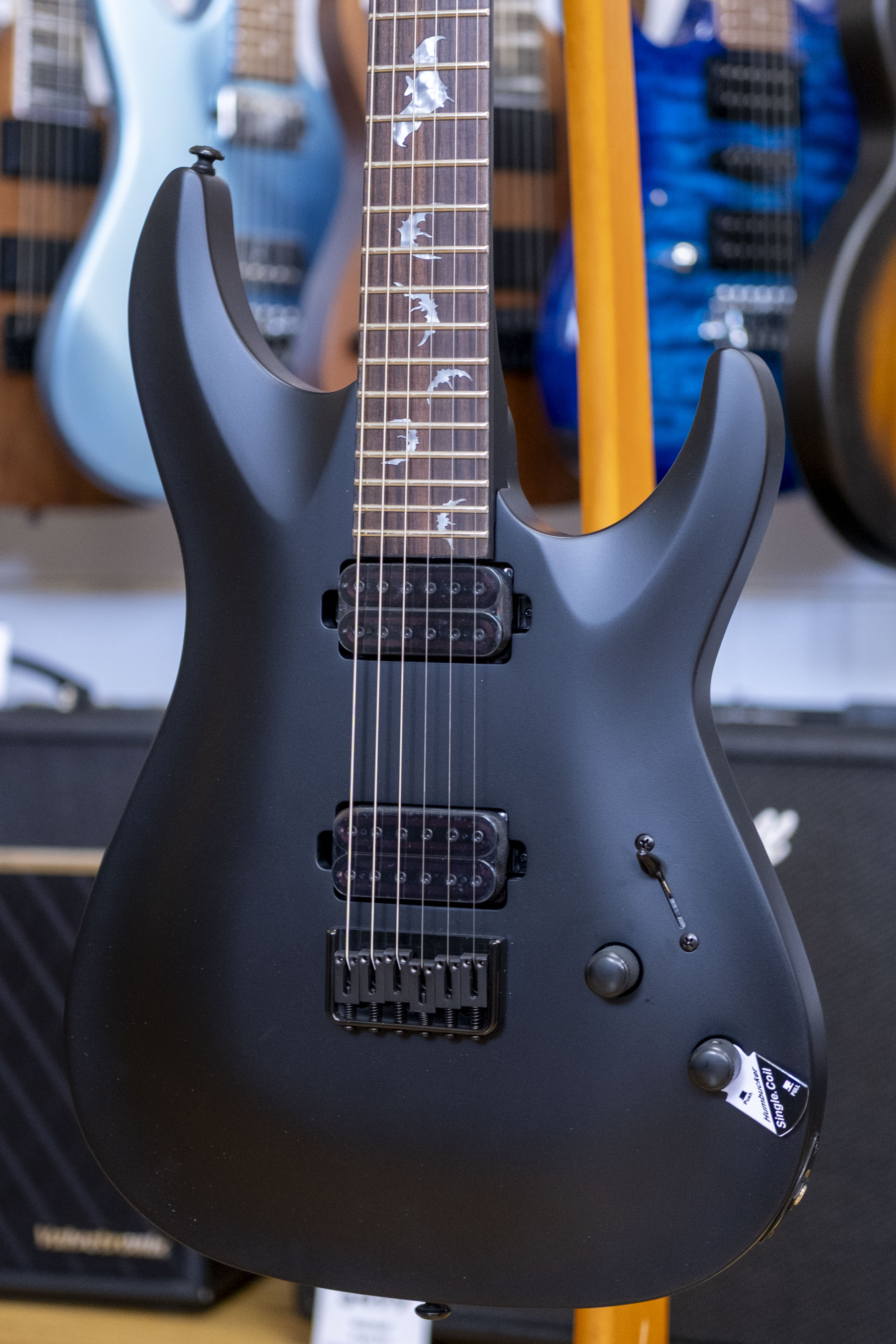 Schecter Damien 6 Electric Guitar (Satin Black)